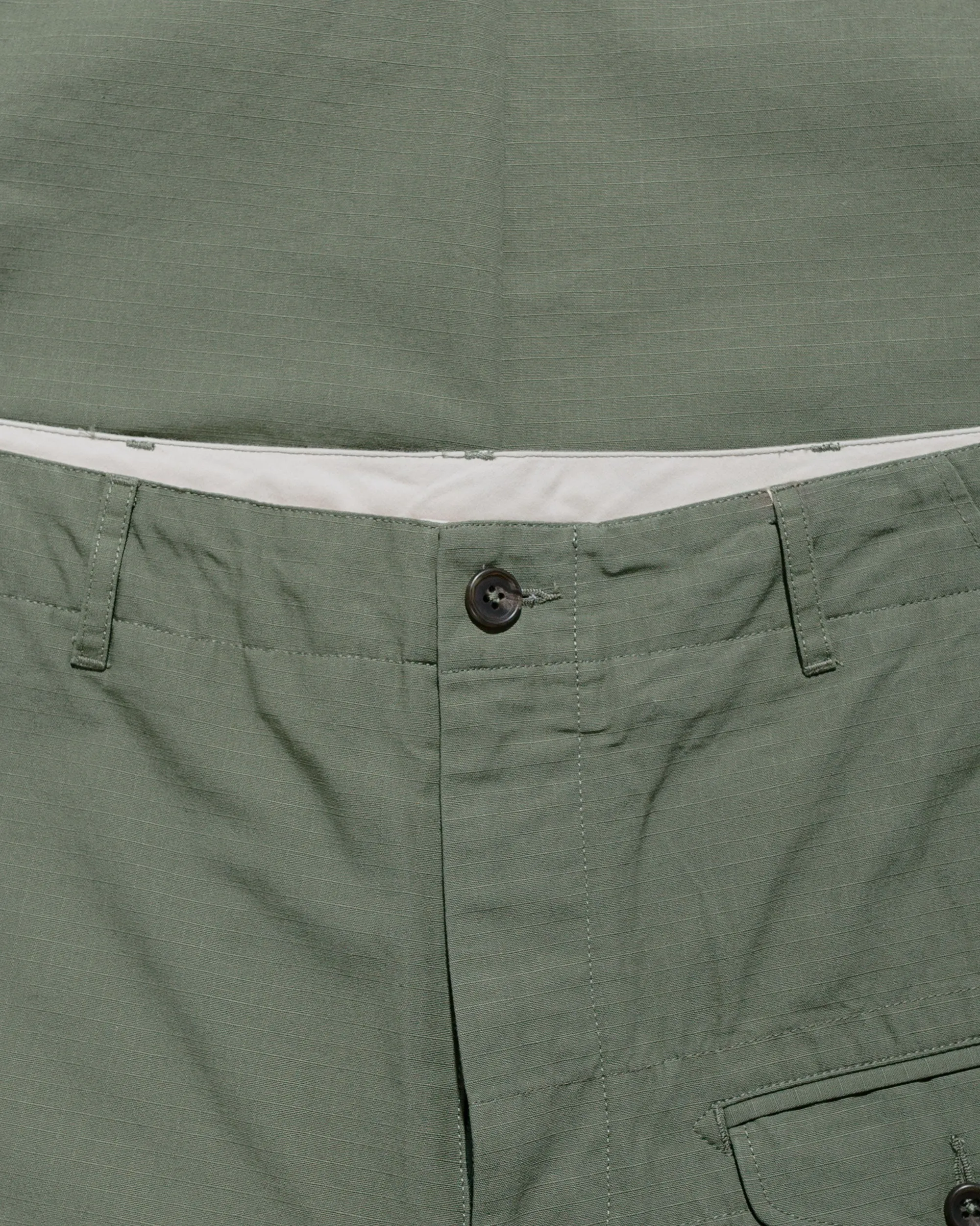 Engineered Garments Gurkha Pant Olive Cotton Ripstop sold by Lost & Found product image thumbnail 5