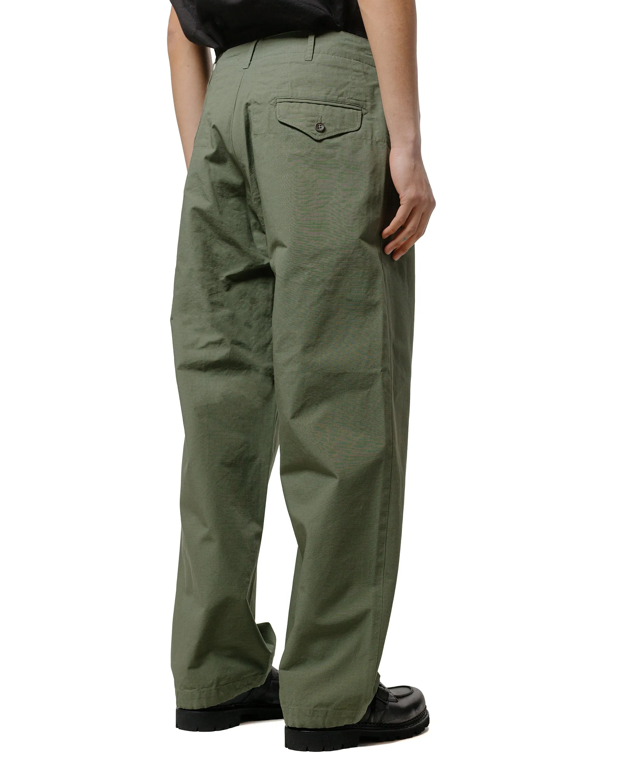 Engineered Garments Gurkha Pant Olive Cotton Ripstop sold by Lost & Found product image thumbnail 3