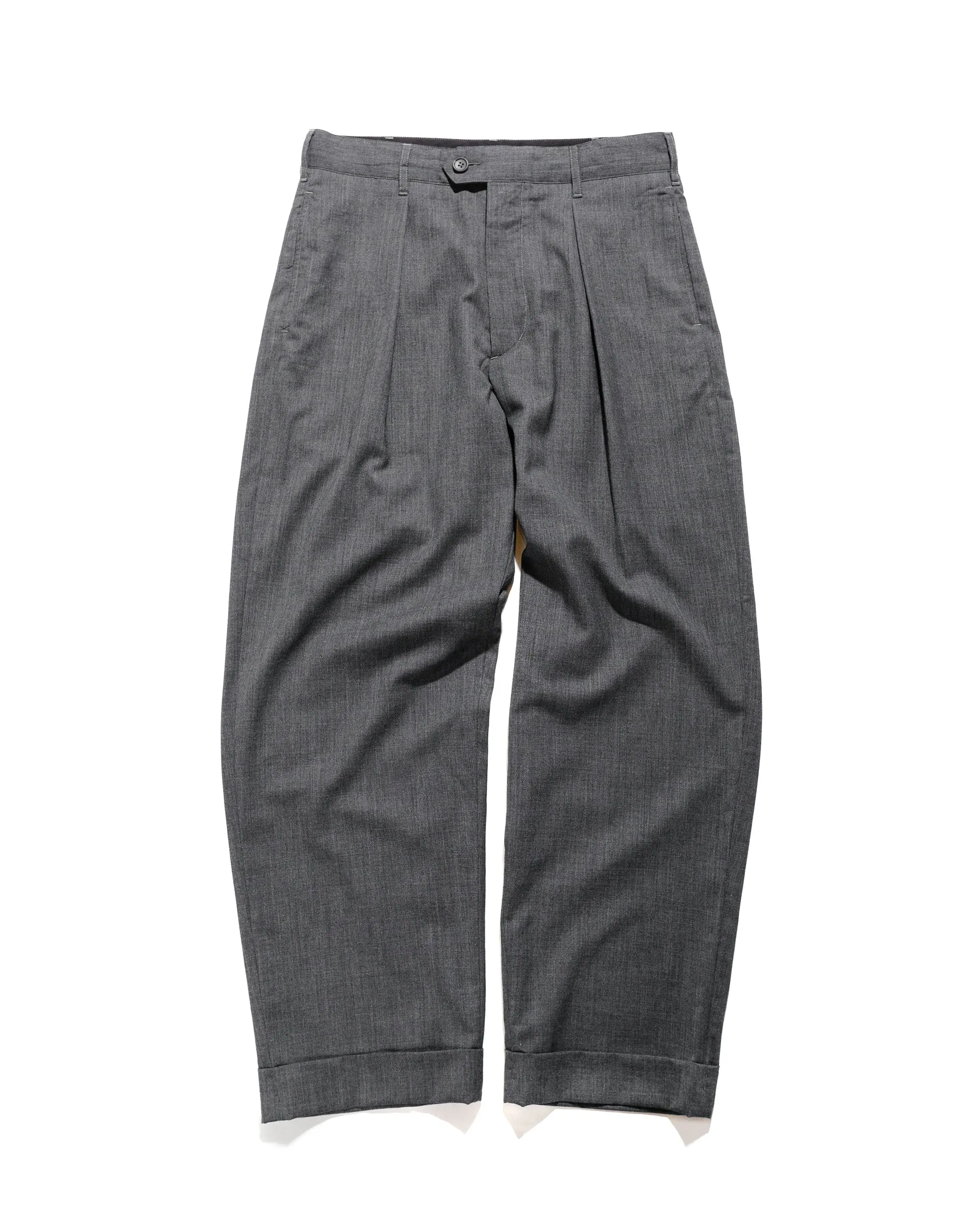 Engineered Garments Carlyle Pant Charcoal Tropical Wool sold by Lost & Found