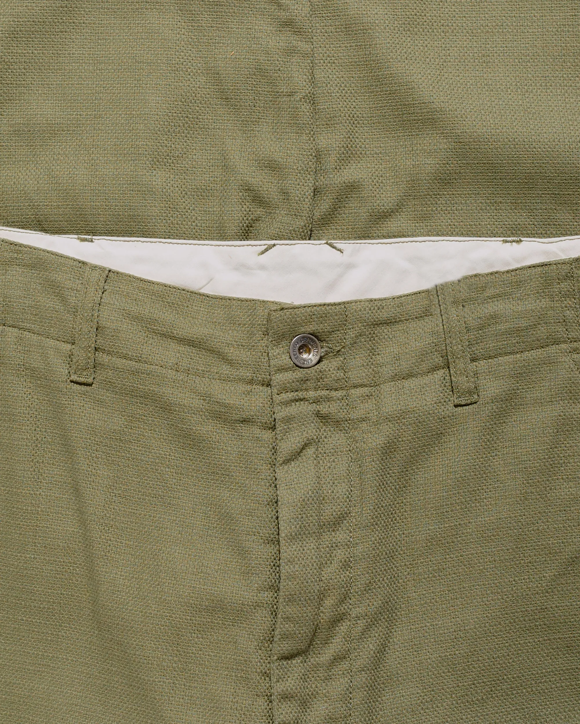 Engineered Garments Painter Pant Olive CL Java Cloth sold by Lost & Found product image thumbnail 5