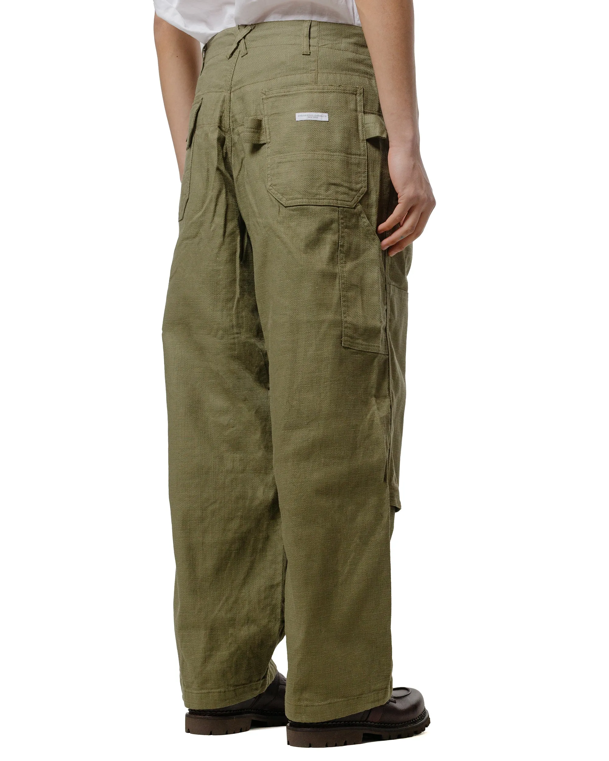 Engineered Garments Painter Pant Olive CL Java Cloth sold by Lost & Found product image thumbnail 3