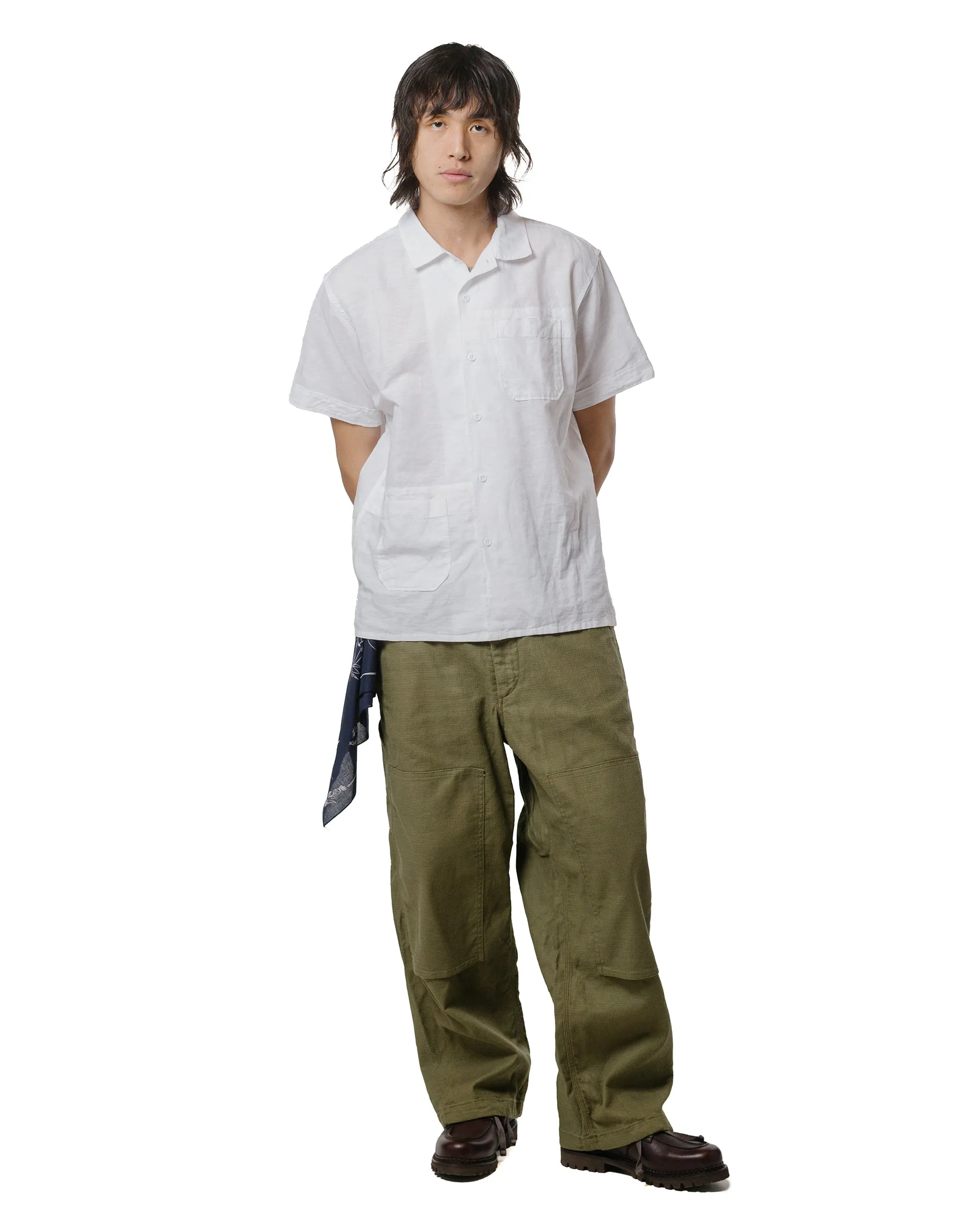 Engineered Garments Painter Pant Olive CL Java Cloth sold by Lost & Found product image thumbnail 4