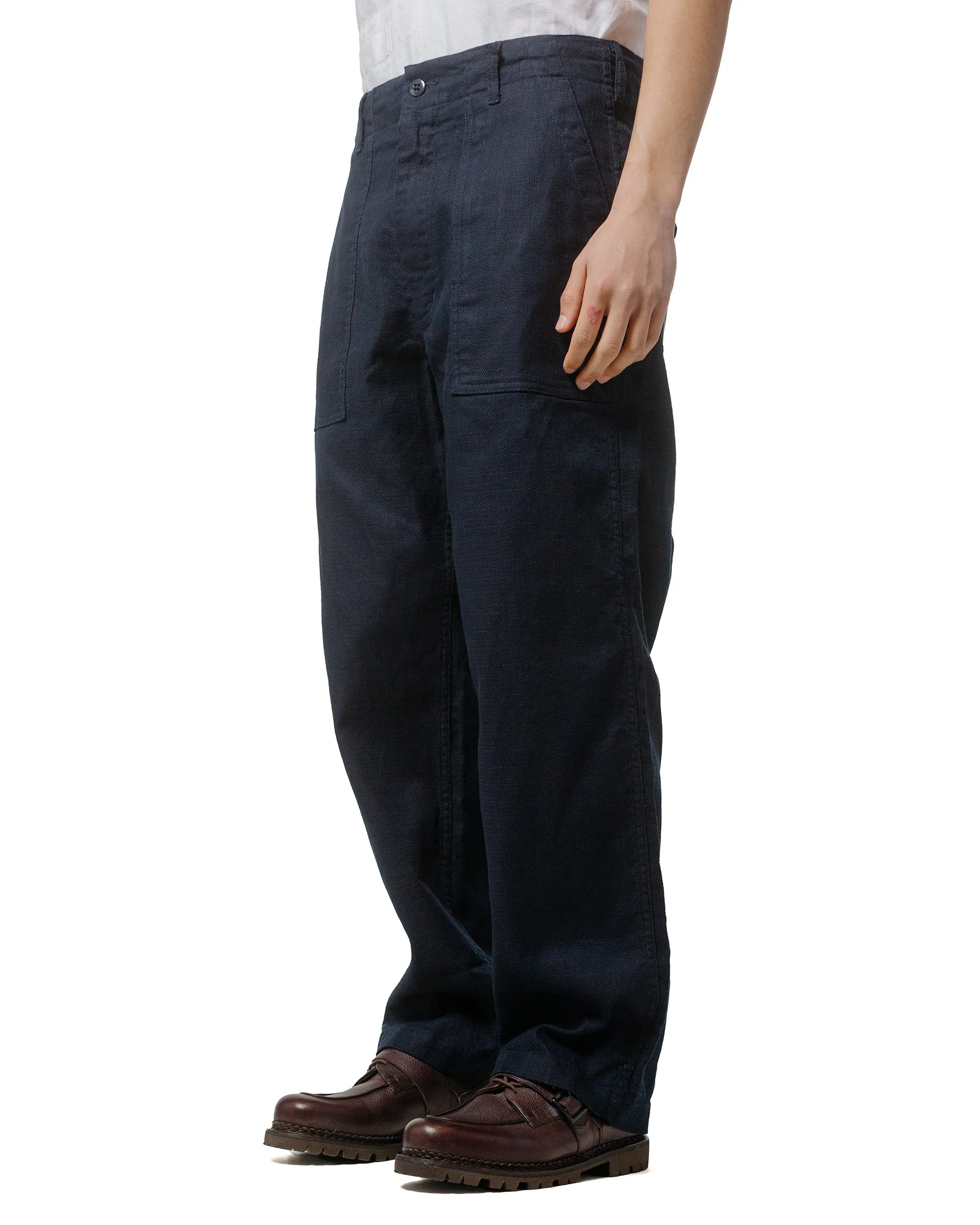 Engineered Garments Fatigue Pant Dark Navy CL Java Cloth sold by Lost & Found product image thumbnail 2