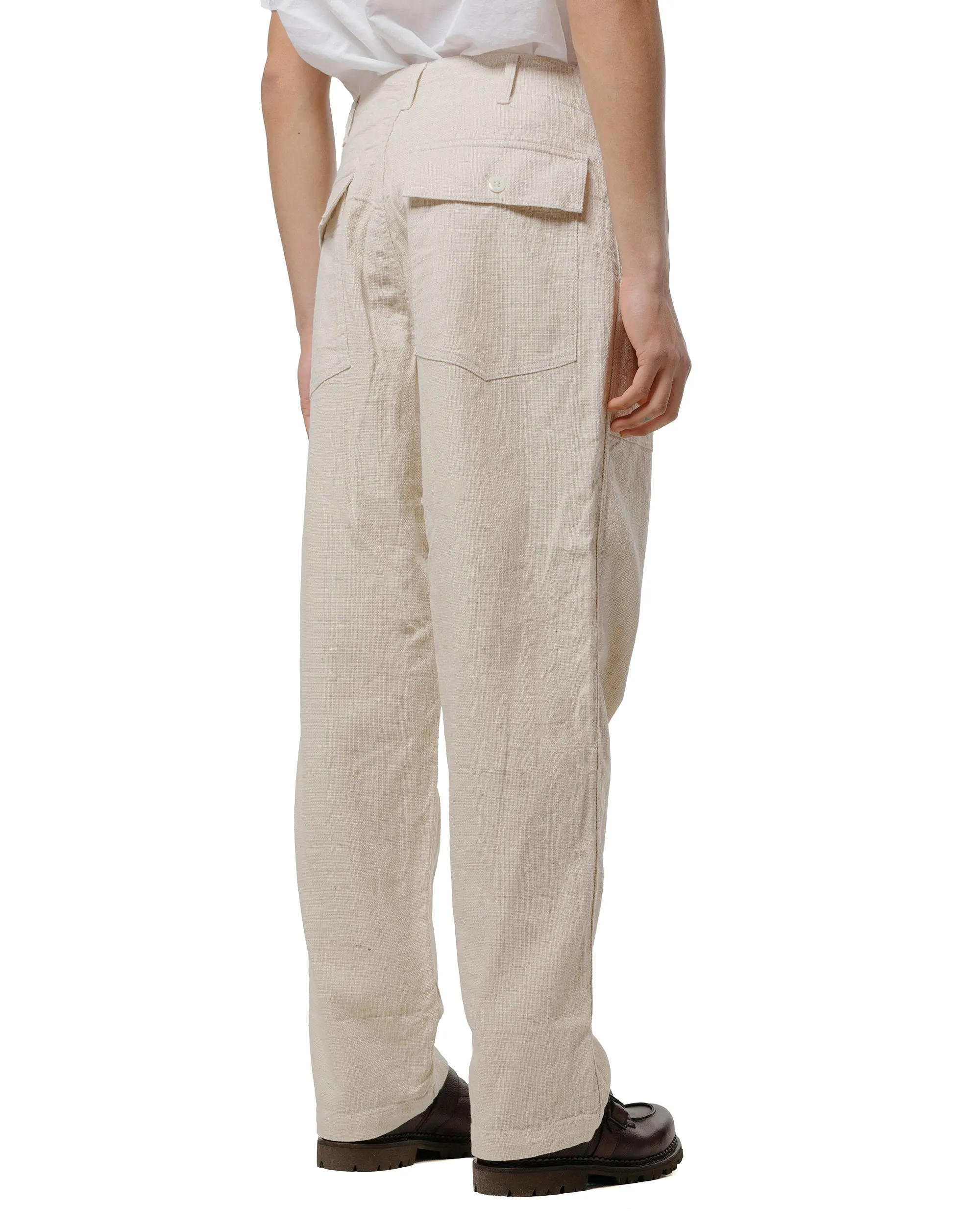 Engineered Garments Fatigue Pant Natural CL Java Cloth sold by Lost & Found product image thumbnail 3