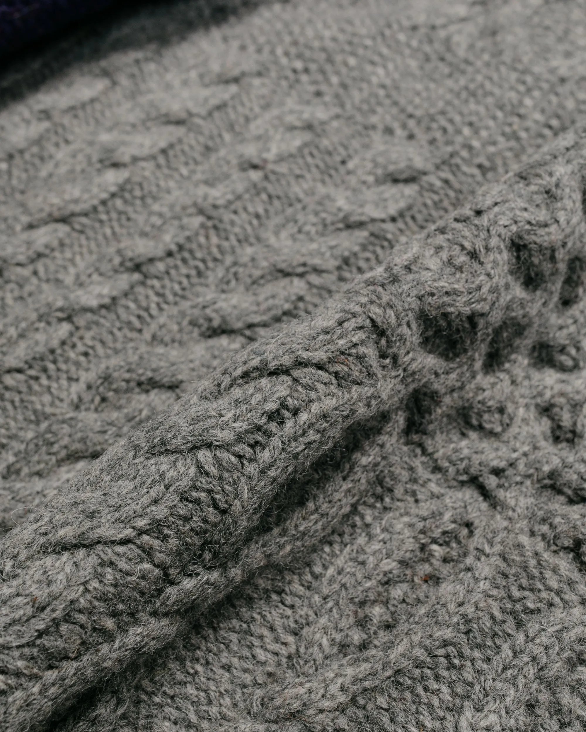 Beams Plus Cardigan Aran Patchwork Multi sold by Lost & Found product image thumbnail 5