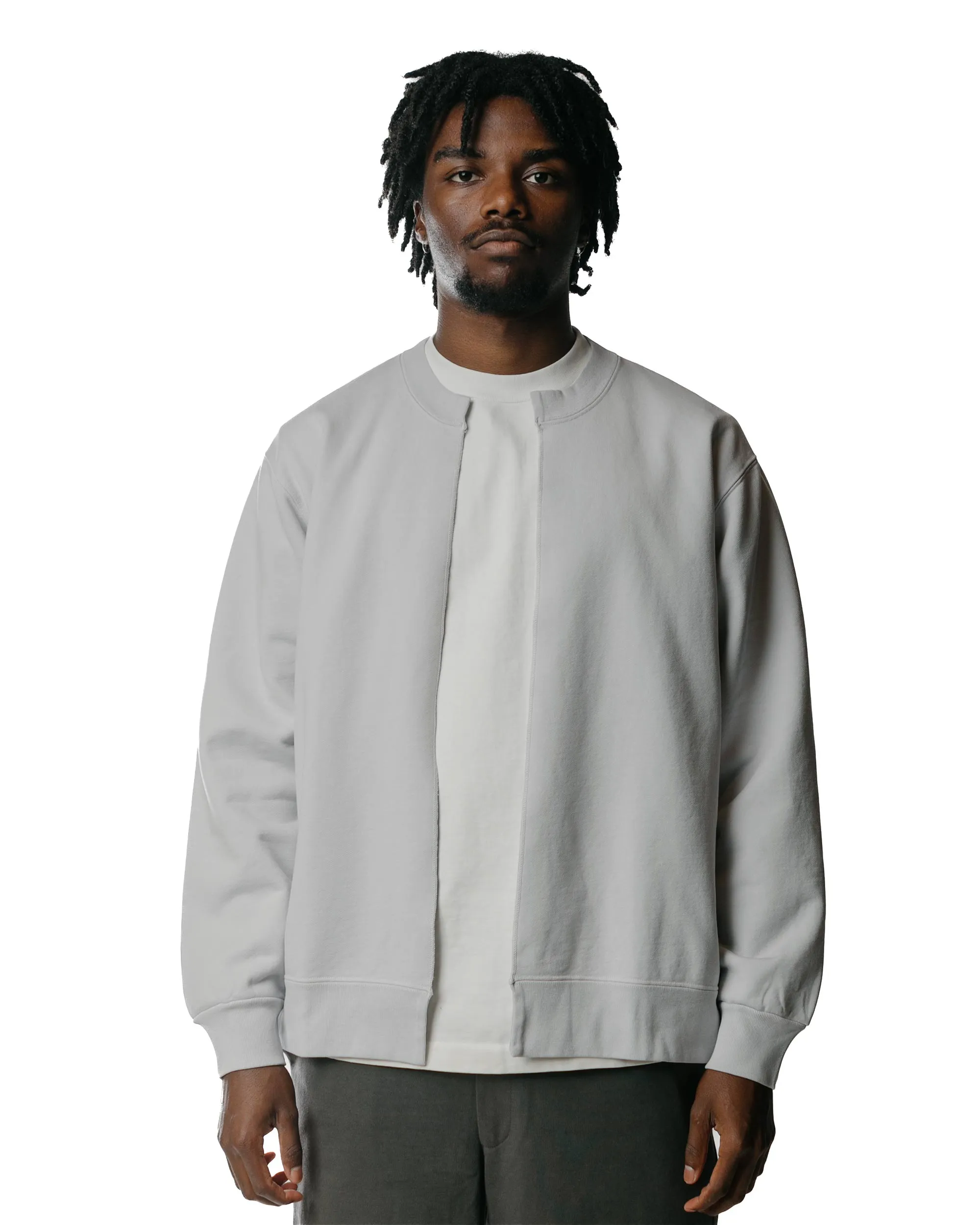 Lady White Co. Split Crew Cardigan Glacier sold by Lost & Found product image thumbnail 2