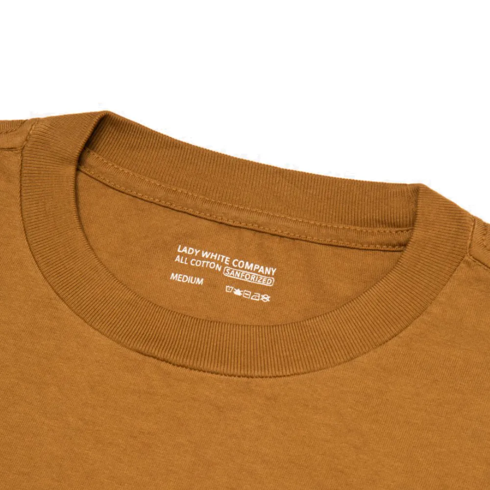 Lady White Co. Balta Pocket T-Shirt Tobacco sold by Lost & Found product image thumbnail 2