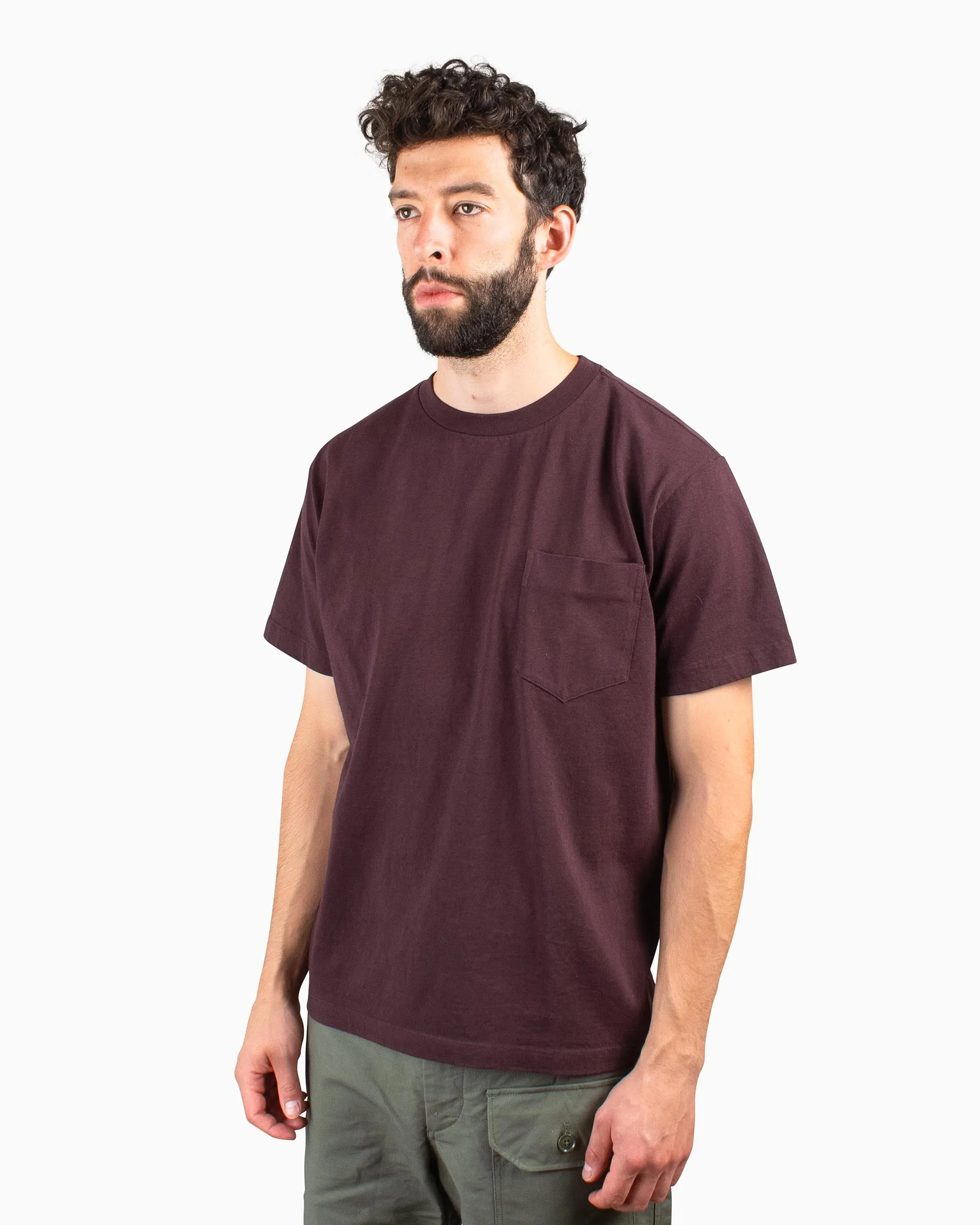 Lady White Co. Balta Pocket T-Shirt Raisin sold by Lost & Found product image thumbnail 4