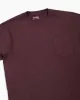 Lady White Co. Balta Pocket T-Shirt Raisin sold by Lost & Found