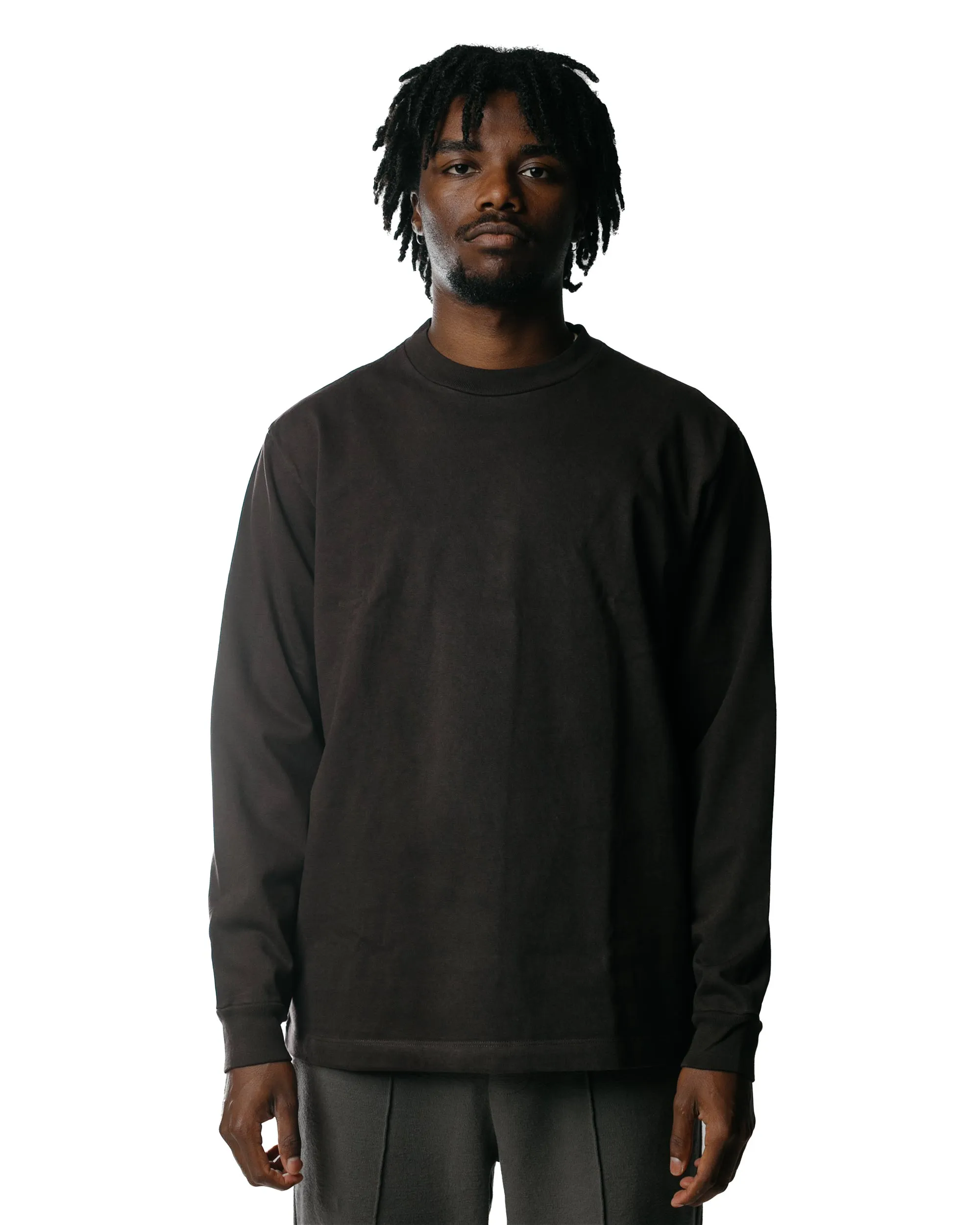 Lady White Co. L/S Rugby T-Shirt Black Mushroom sold by Lost & Found product image thumbnail 2