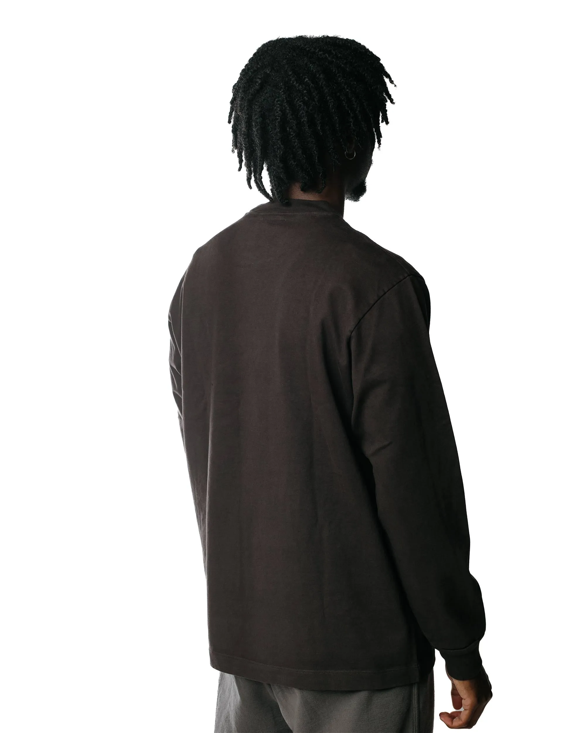 Lady White Co. L/S Rugby T-Shirt Black Mushroom sold by Lost & Found product image thumbnail 4