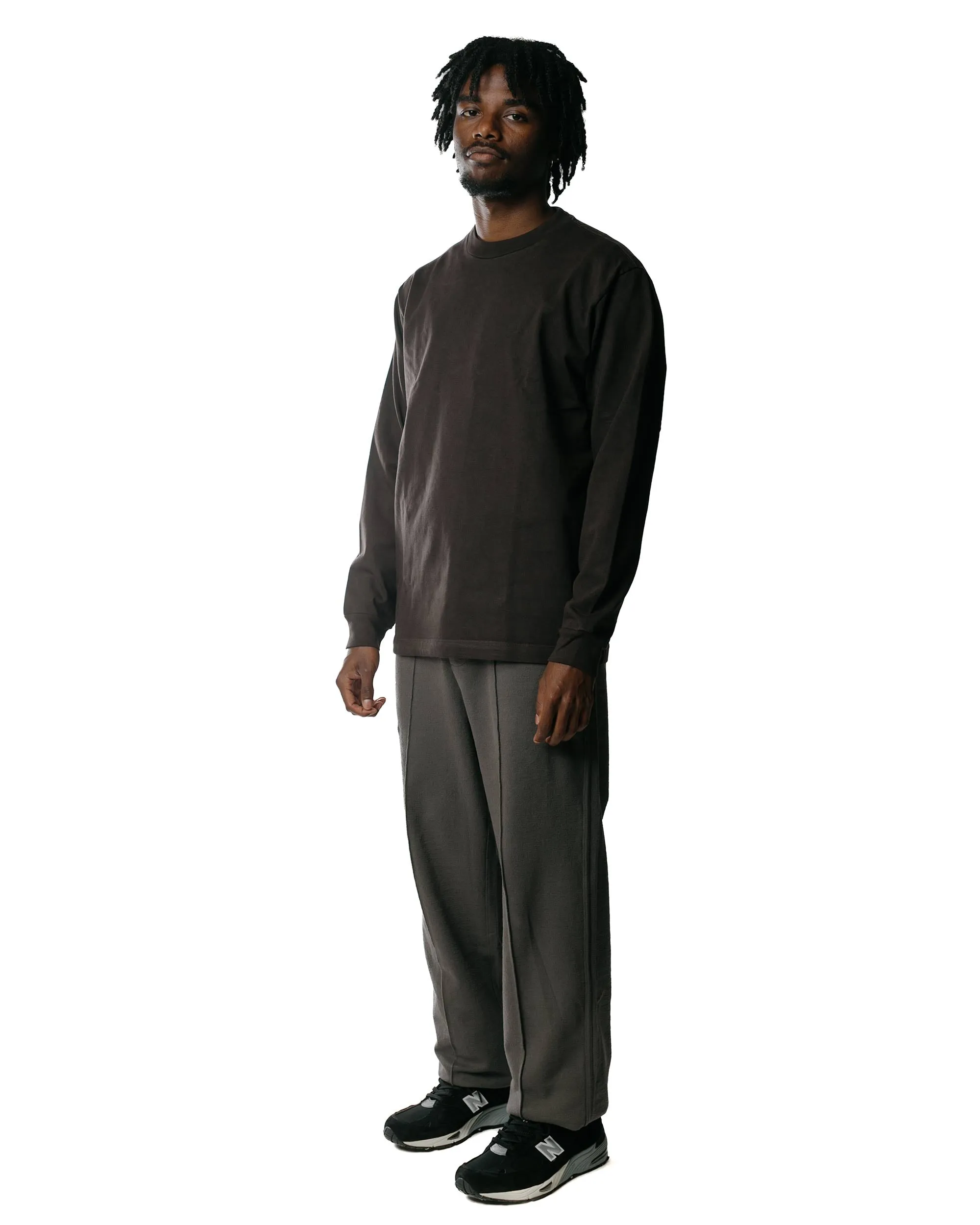 Lady White Co. L/S Rugby T-Shirt Black Mushroom sold by Lost & Found product image thumbnail 3