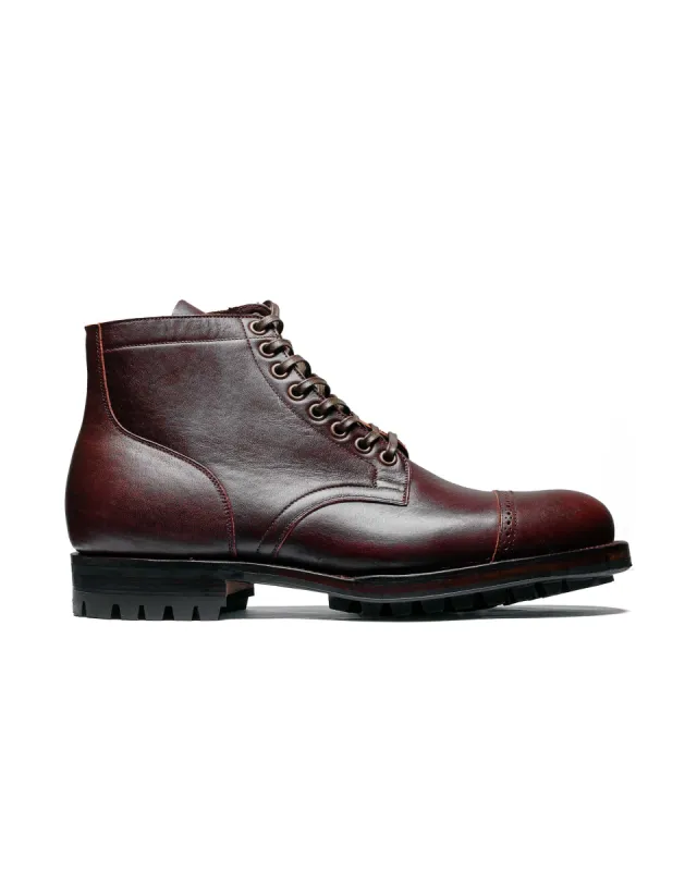 Viberg Service Boot 2030 BCT Burgundy Wooly Chromexcel sold by Lost & Found
