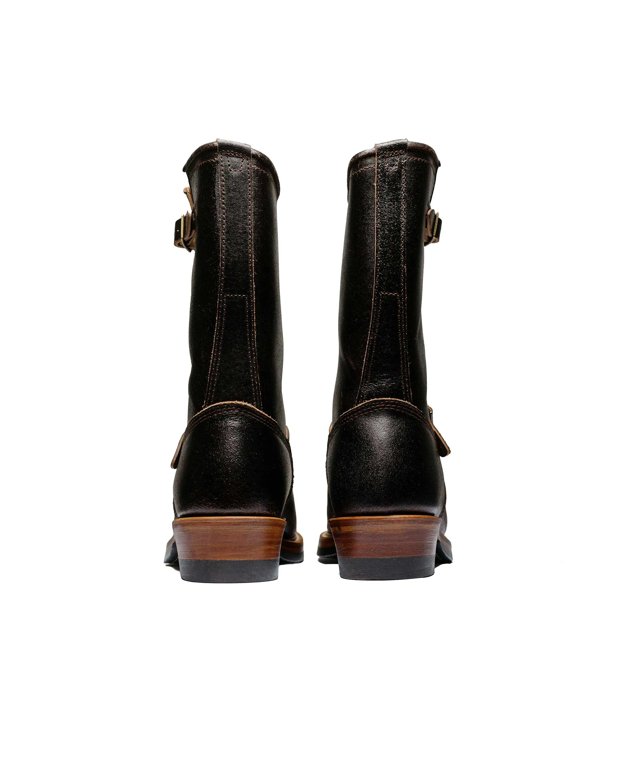 John Lofgren Bootmaker Wabash Engineer Boots Horween Waxed Flesh Dark Brown sold by Lost & Found product image thumbnail 4