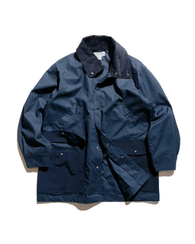 Sassafras Botanical Scout Tube Coat Cotton/Nylon Oxford Navy sold by Lost & Found
