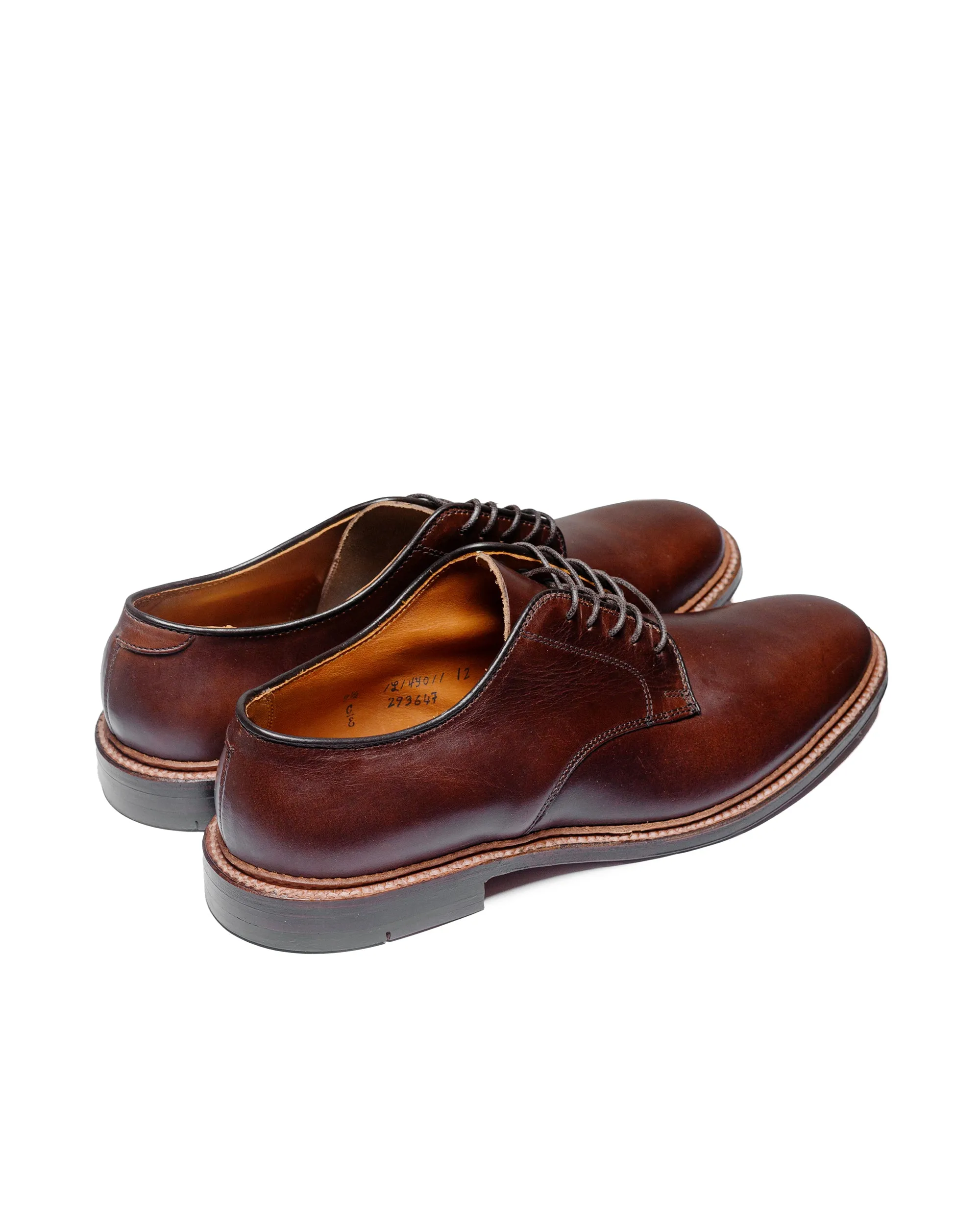 Alden Plain Toe Blucher Unlined Brown Chromexcel 29364F sold by Lost & Found product image thumbnail 3
