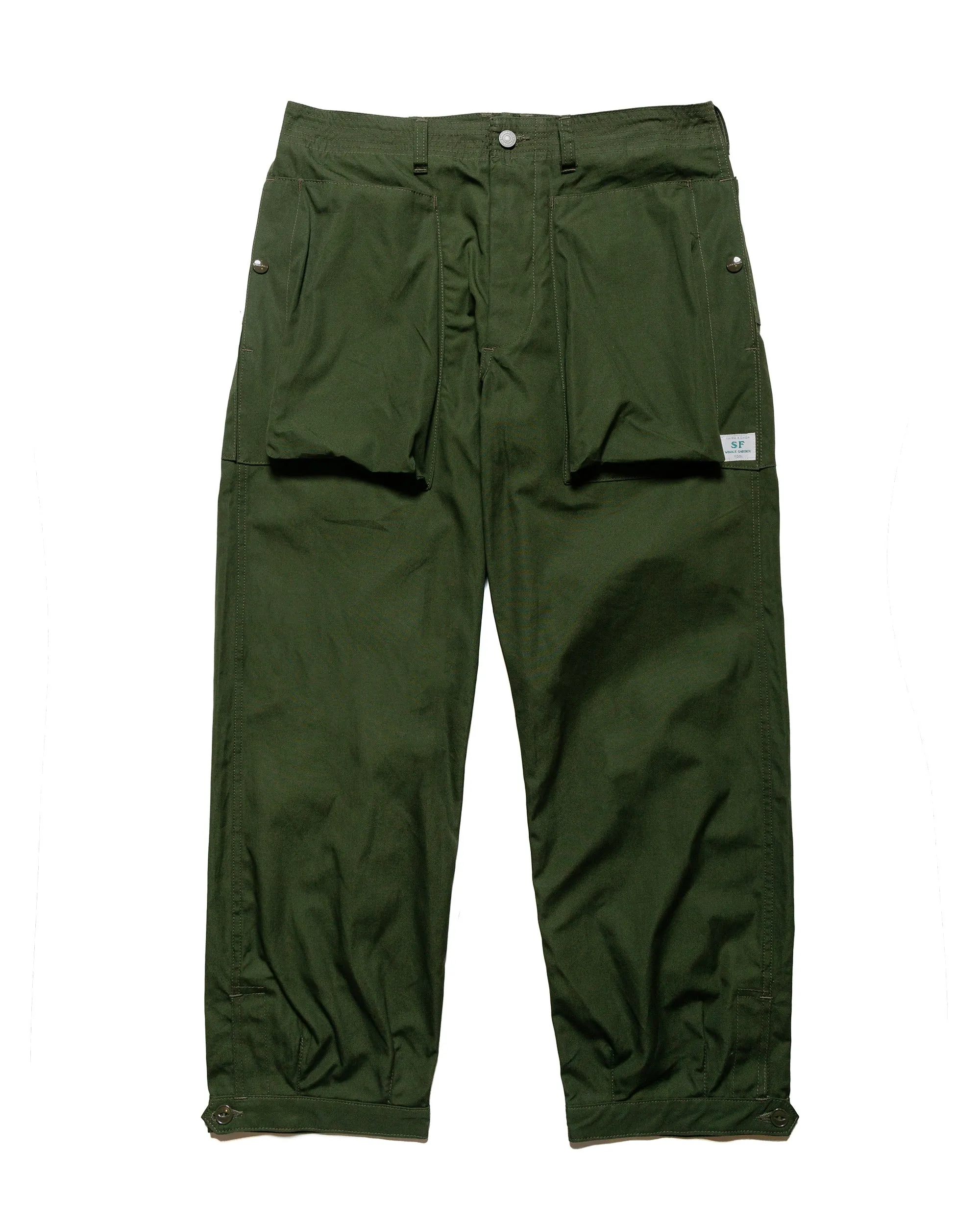 Sassafras Digs Crew Pants 4/5 Weather Olive sold by Lost & Found