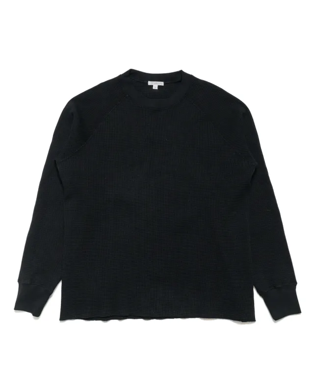 Lady White Co. Raglan Thermal Black sold by Lost & Found