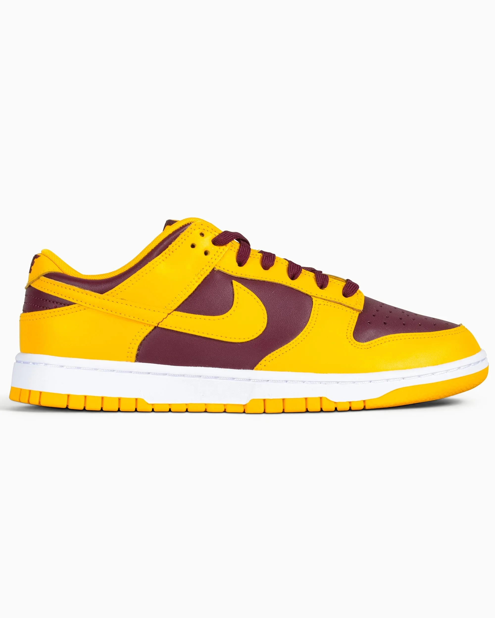 Nike Dunk Low Retro University Gold/Deep Maroon sold by Lost & Found