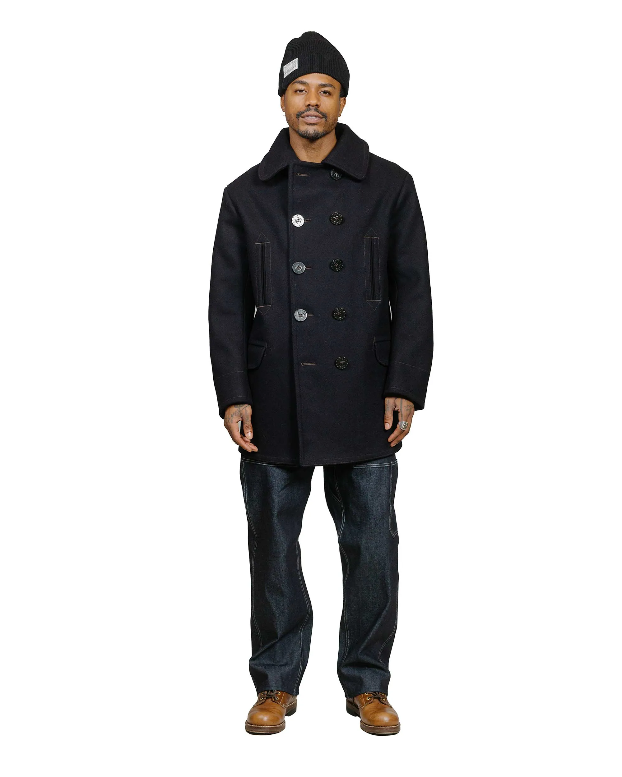 The Real McCoy's MJ22113 U.S. Navy Pea Coat (1913) Navy sold by Lost & Found product image thumbnail 2