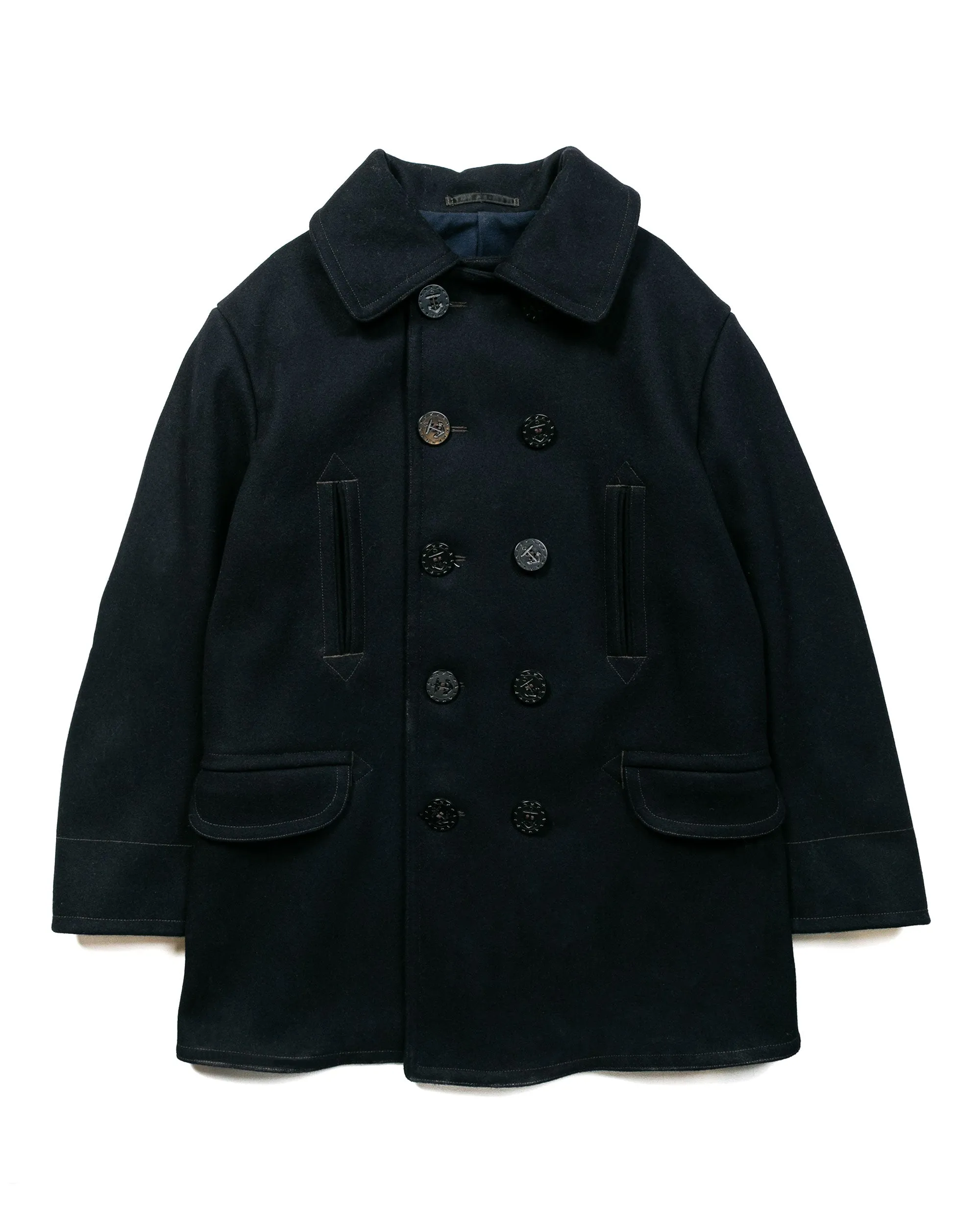 The Real McCoy's MJ22113 U.S. Navy Pea Coat (1913) Navy sold by Lost & Found