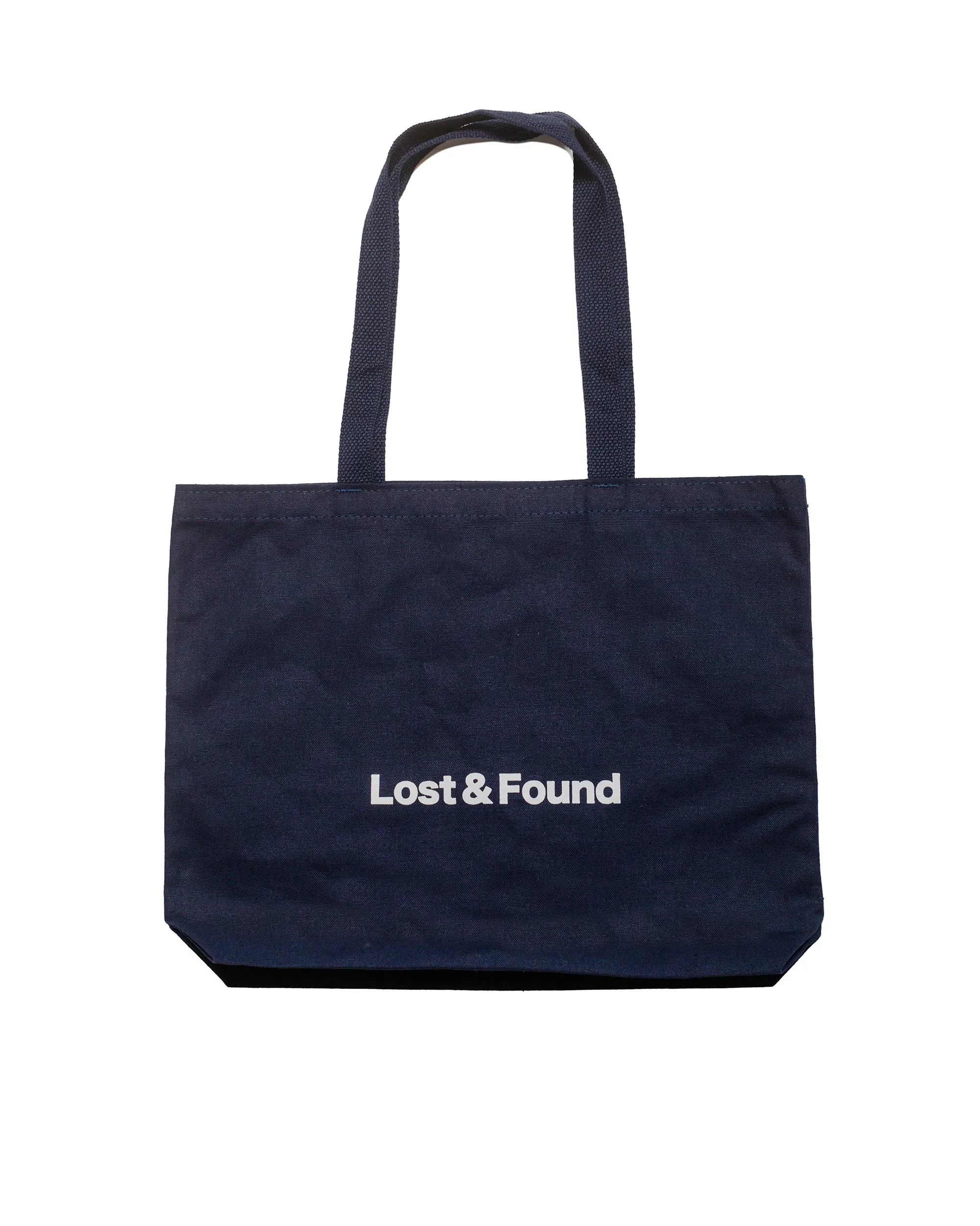 Lost & Found Canvas Tote Bag Navy sold by Lost & Found
