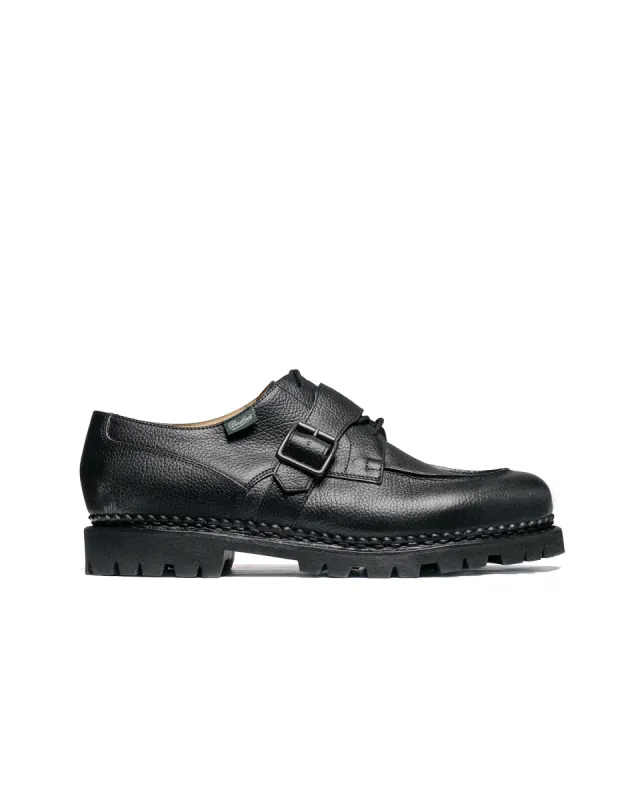 Paraboot Engineered Garments Chambord Bride Grainè Noir sold by Lost & Found