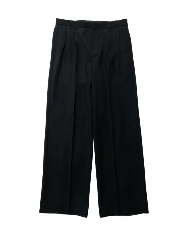 Sunflower Wide Pleated Trouser Black sold by Lost & Found