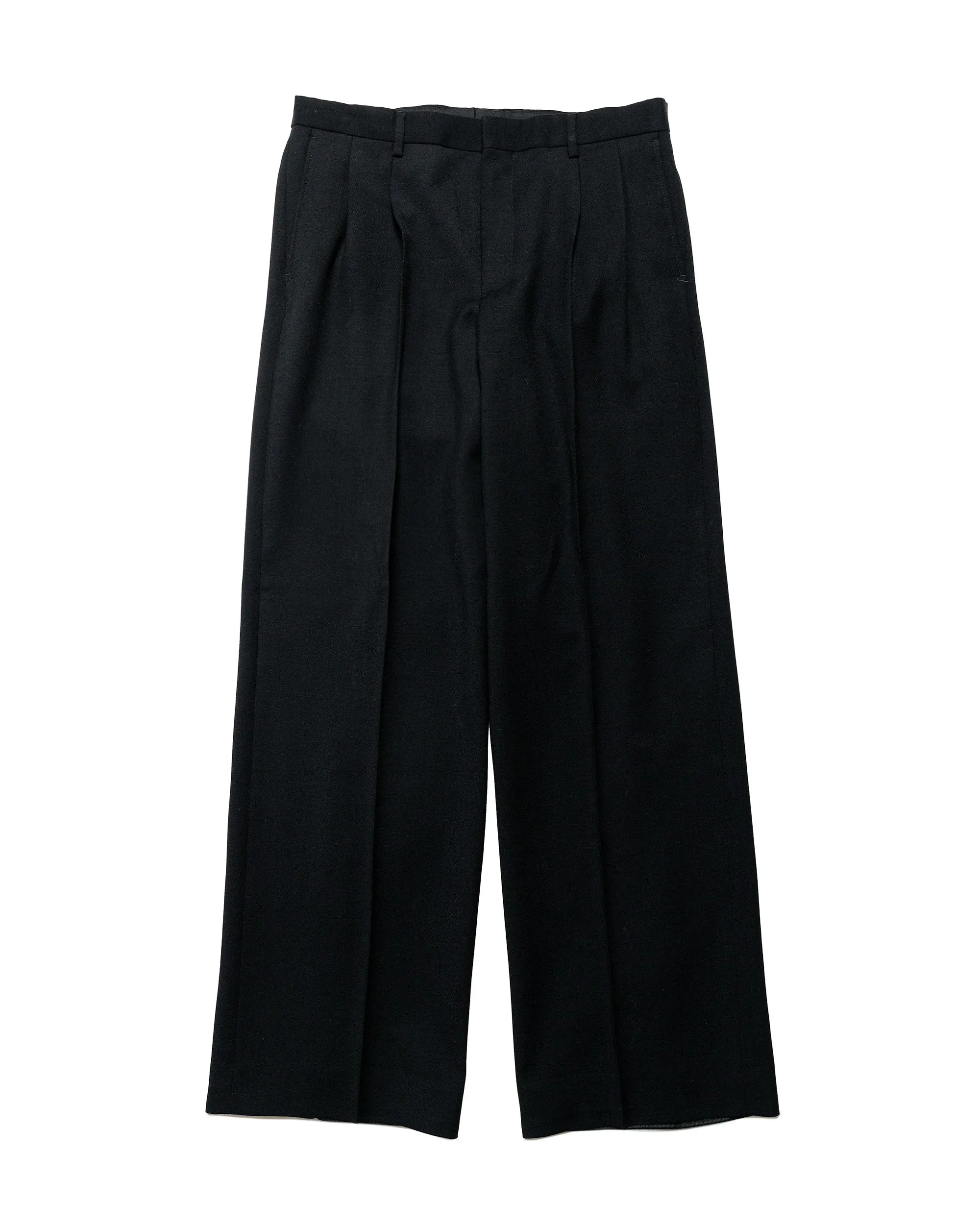 Sunflower Wide Pleated Trouser Black sold by Lost & Found