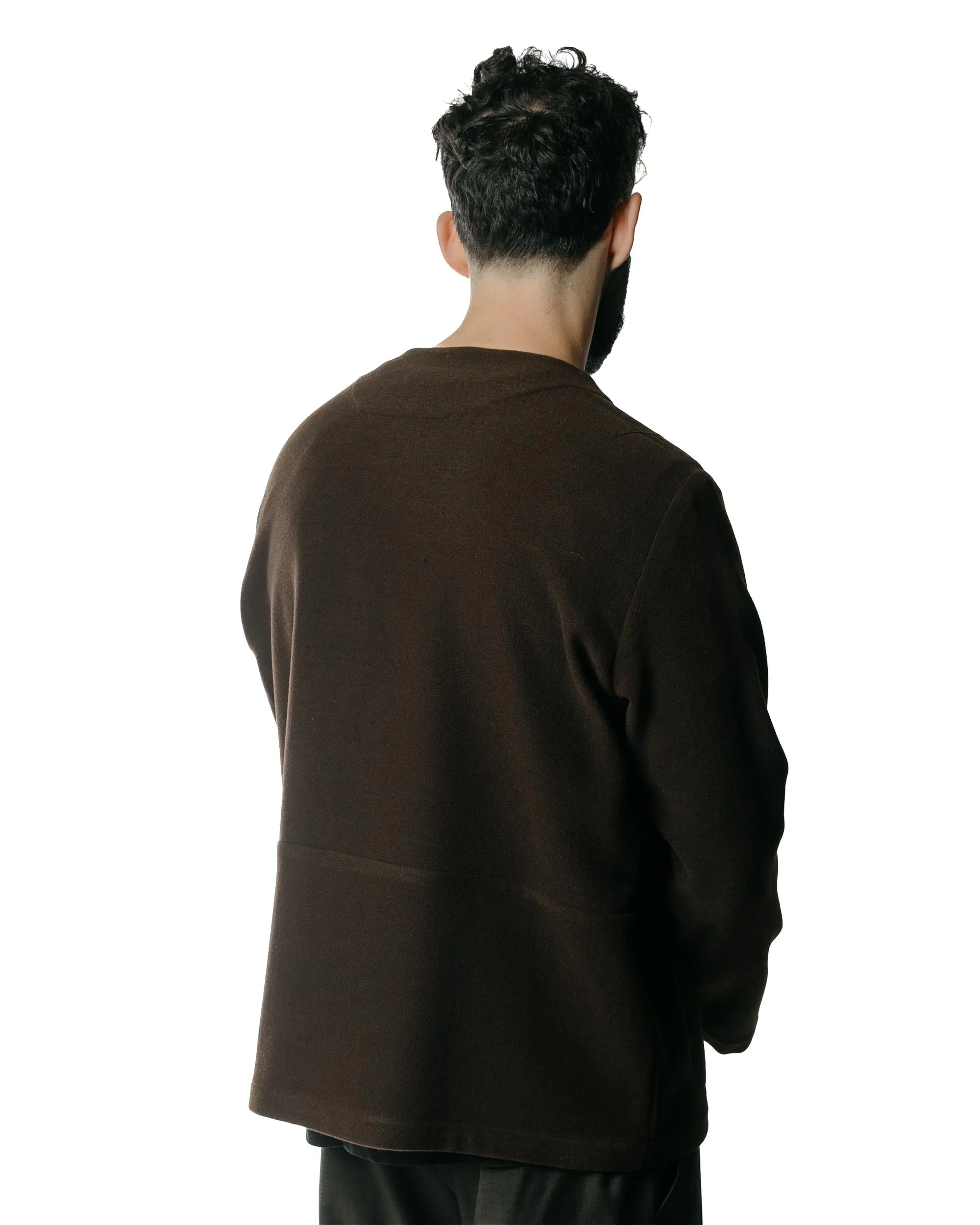 Wanze Zip Cardigan Wool Brown sold by Lost & Found product image thumbnail 3