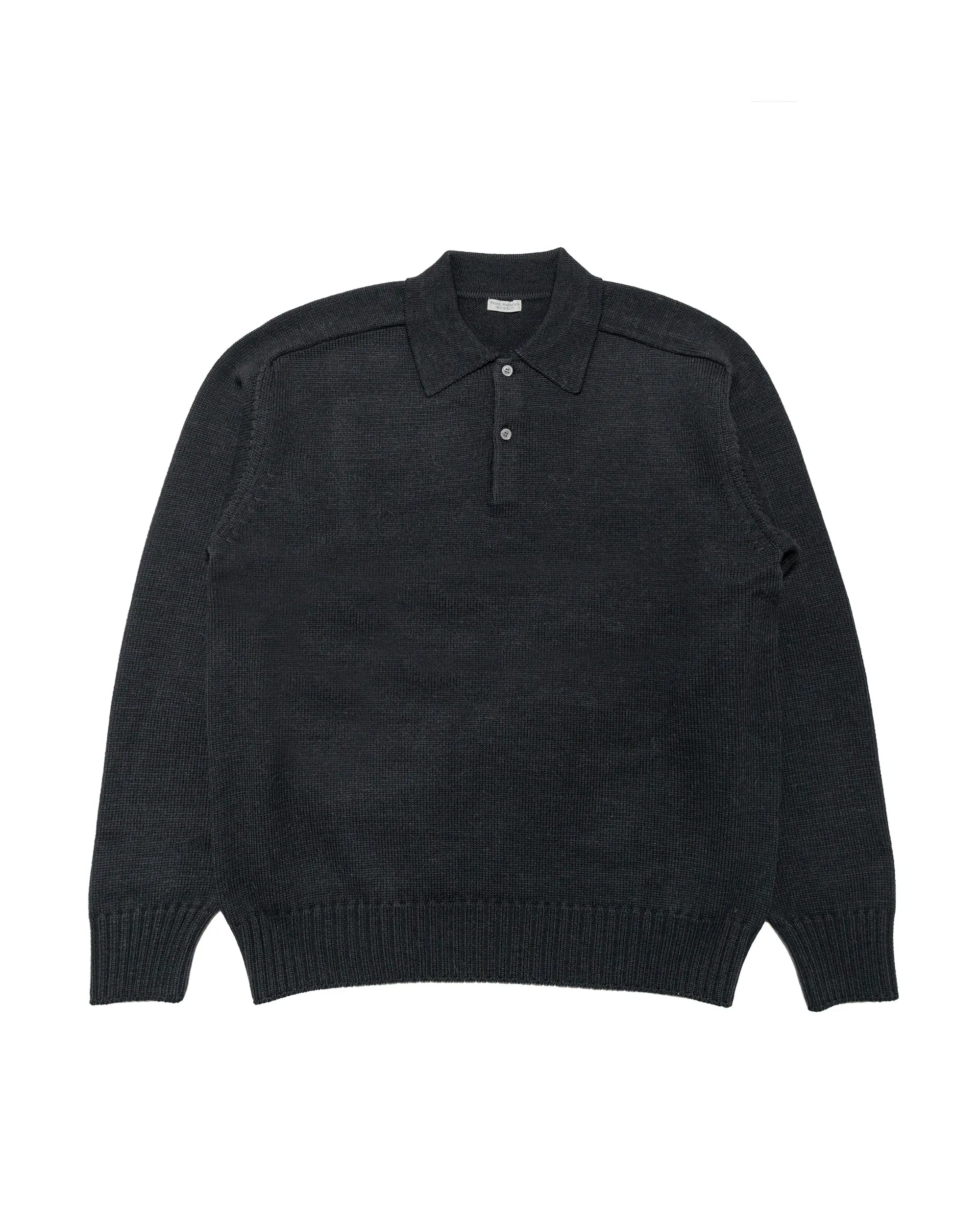 Phigvel Knit Polo Graphite sold by Lost & Found
