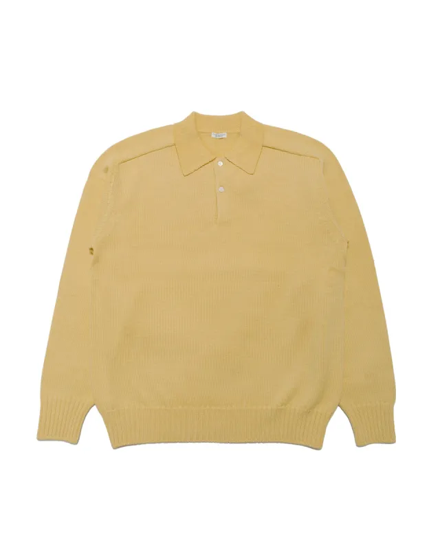 Phigvel Knit Polo Old Yellow sold by Lost & Found