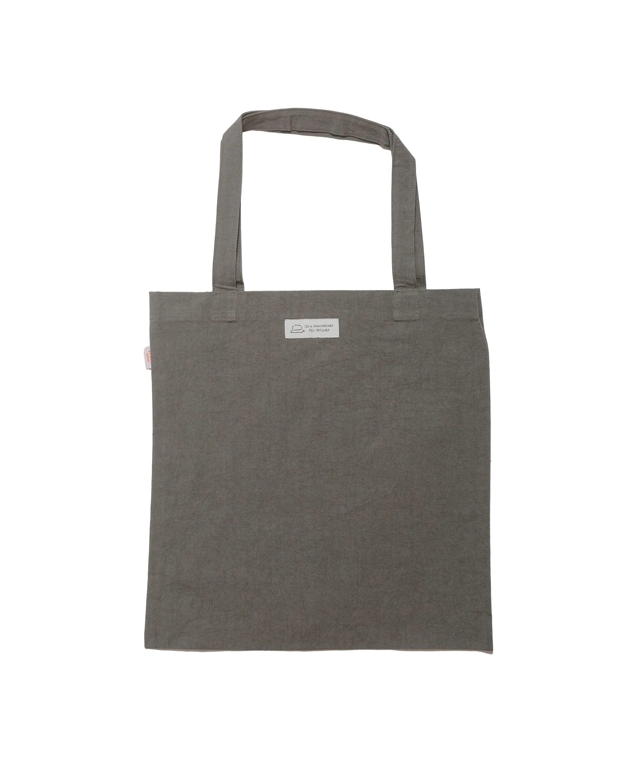 Beams Japan Yasujiro Ozu Anniversary Logo Tote Bag Charcoal sold by Lost & Found product image thumbnail 2