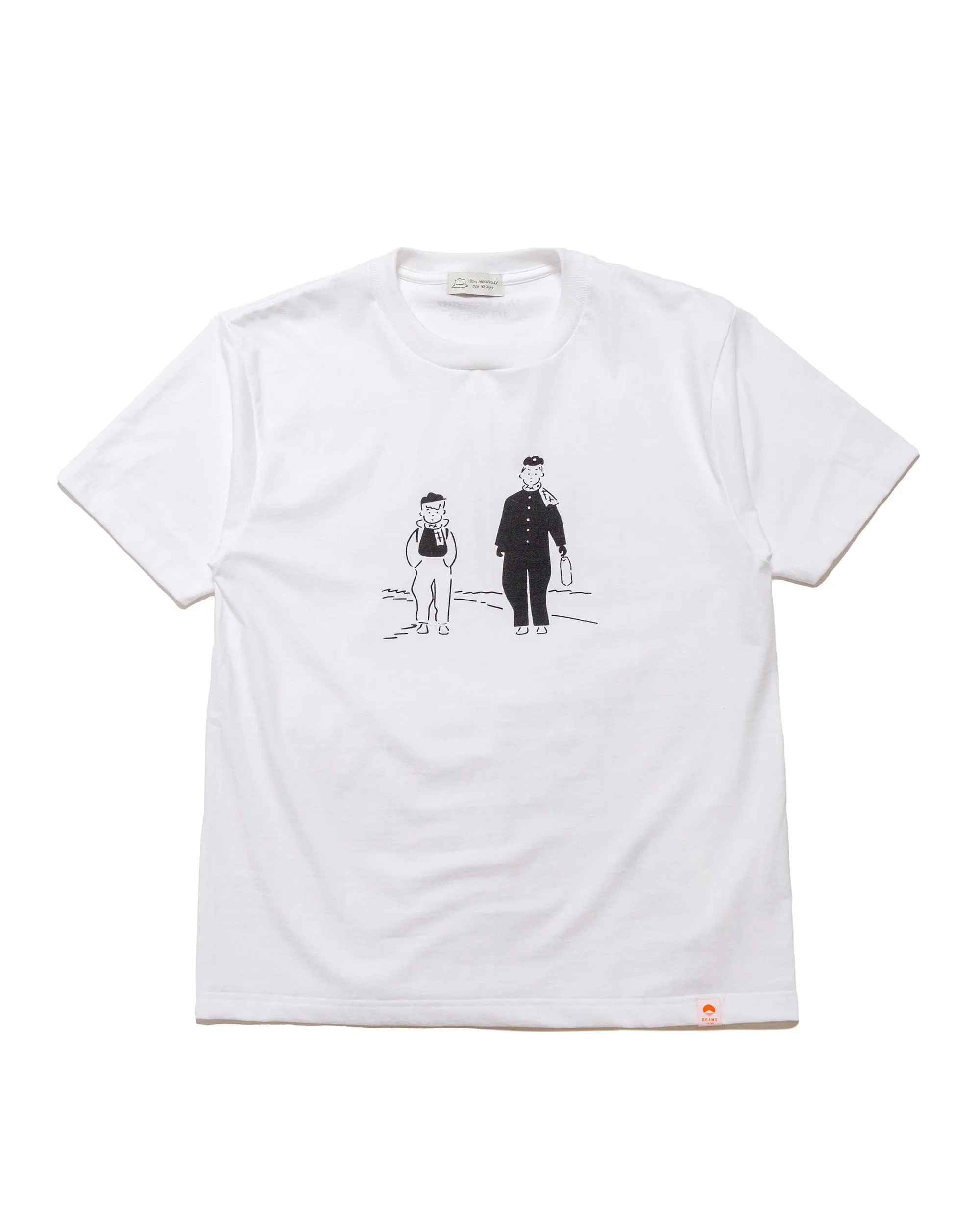 Beams Japan Yasujiro Ozu 'Good Morning' T-Shirt White sold by Lost & Found