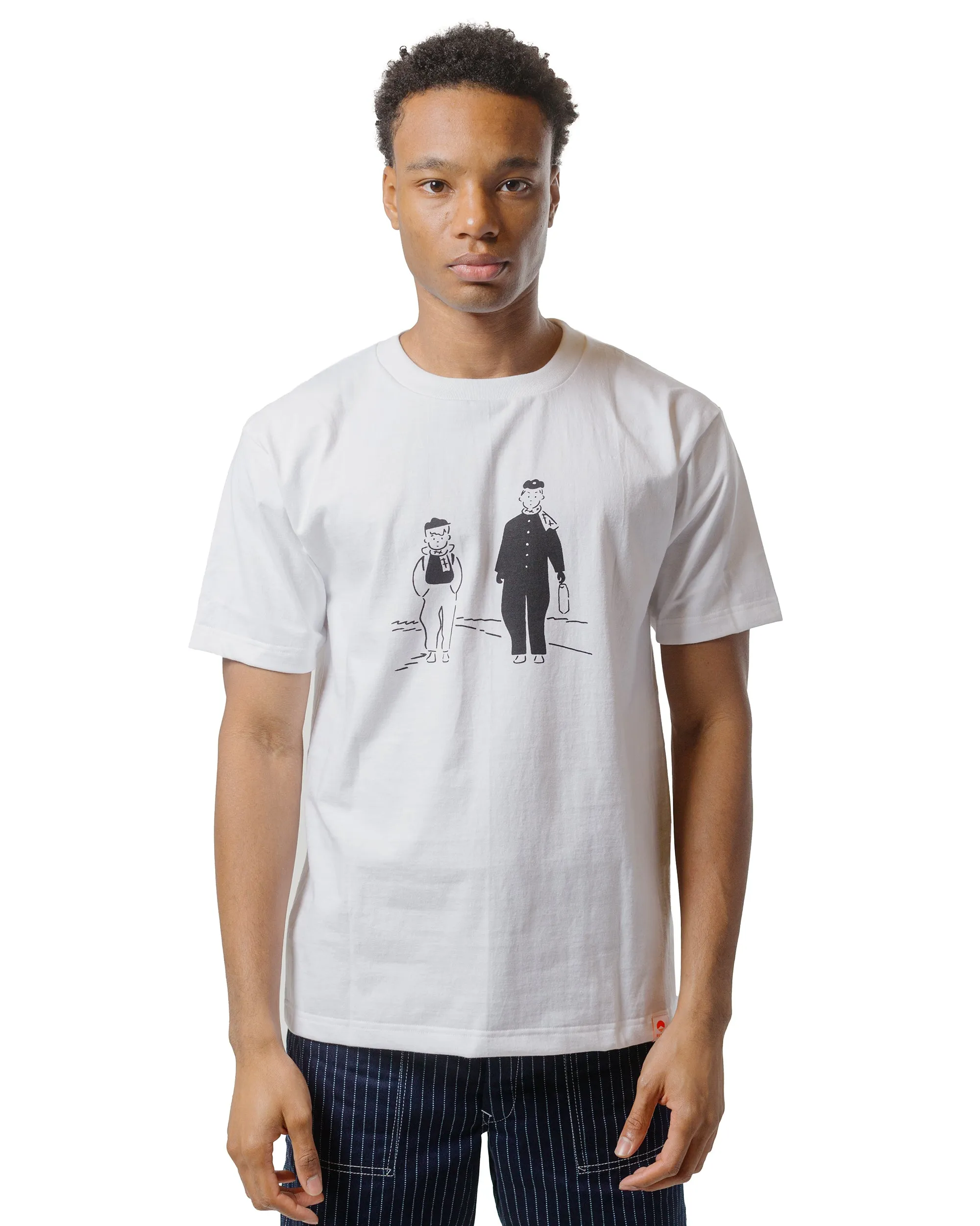 Beams Japan Yasujiro Ozu 'Good Morning' T-Shirt White sold by Lost & Found product image thumbnail 2