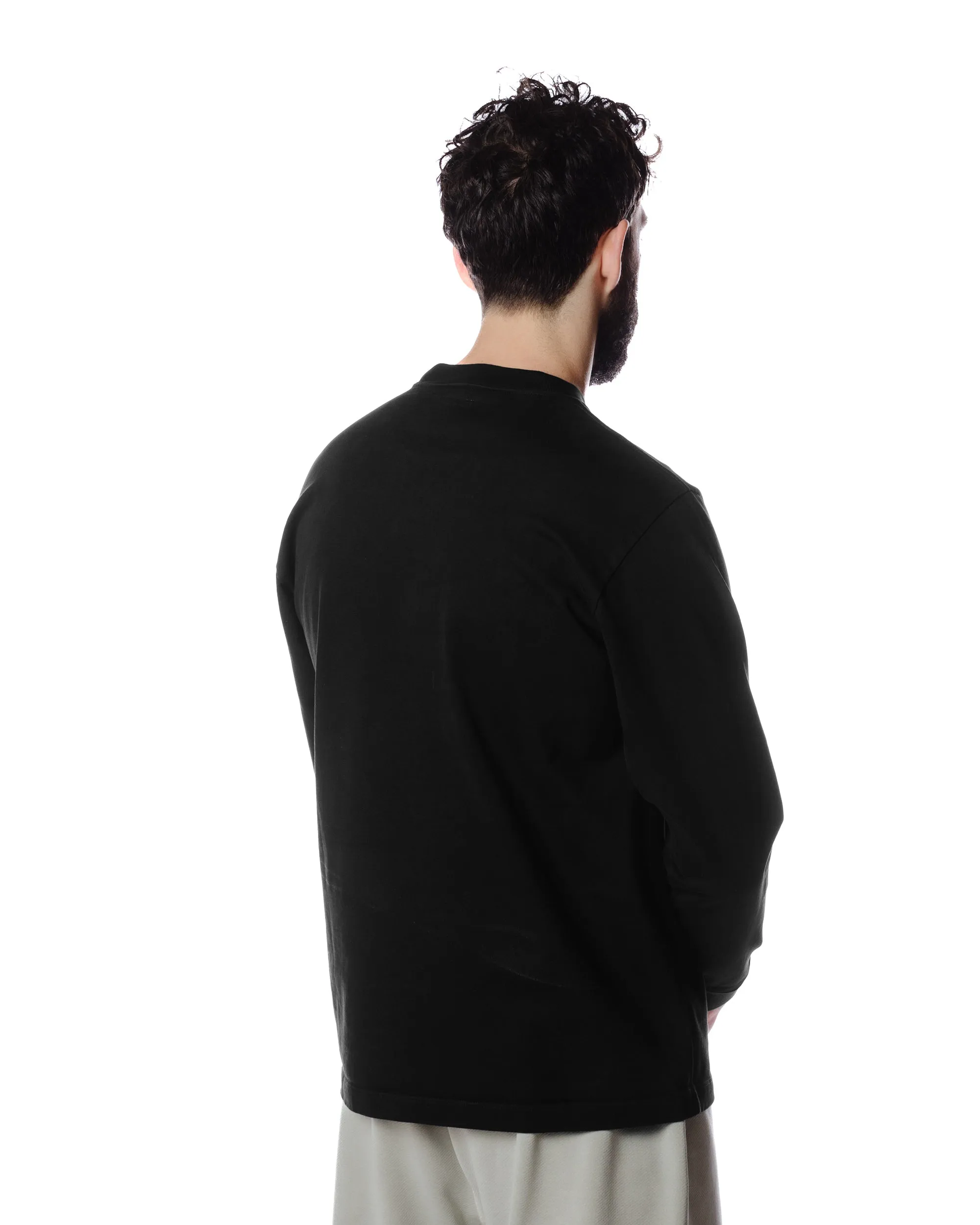 Lady White Co. L/S Rugby T-Shirt Black sold by Lost & Found product image thumbnail 3