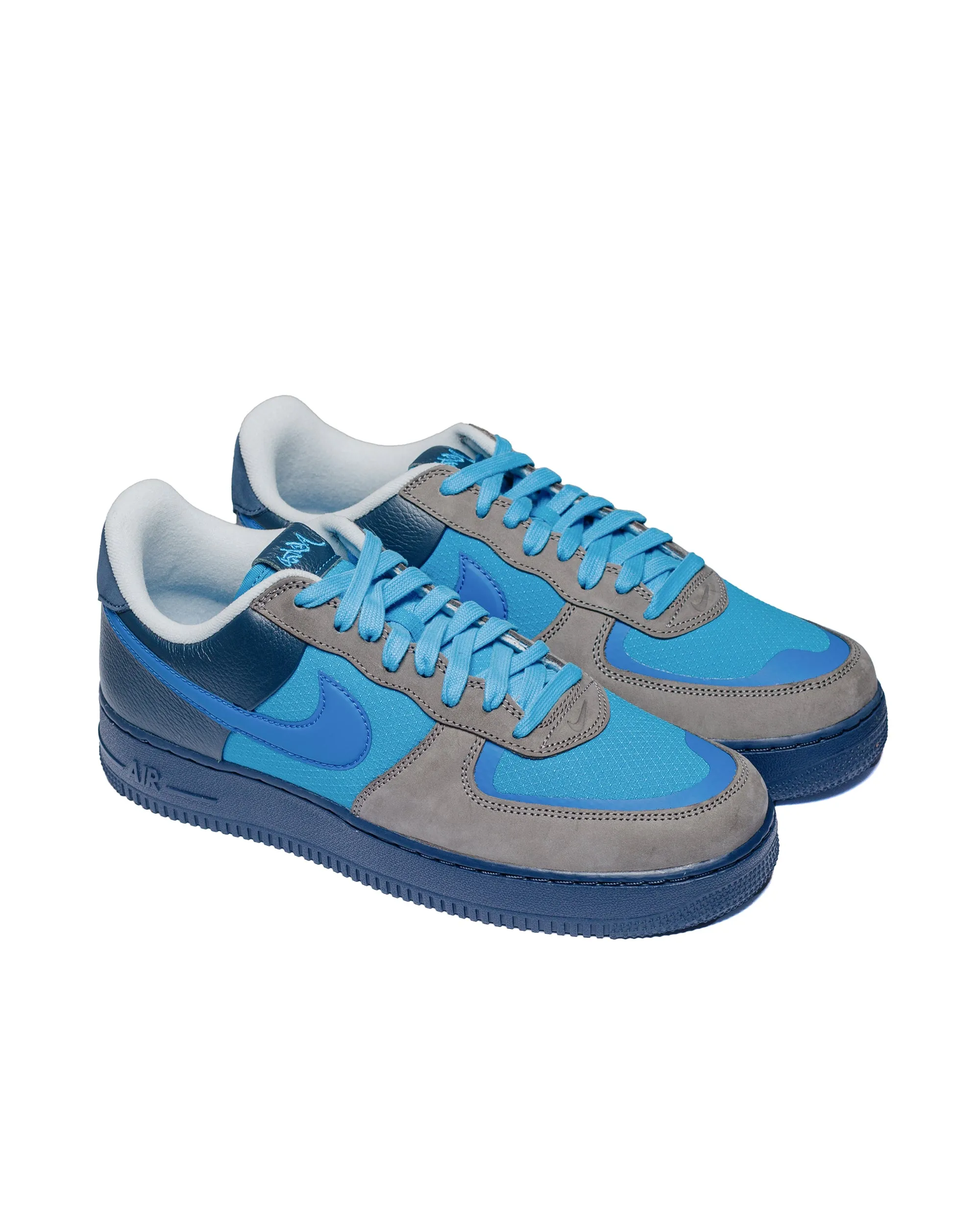 Nike STASH Air Force 1 Low SP Soft Grey/Varsity Royal/Harbour Blue sold by Lost & Found product image thumbnail 2
