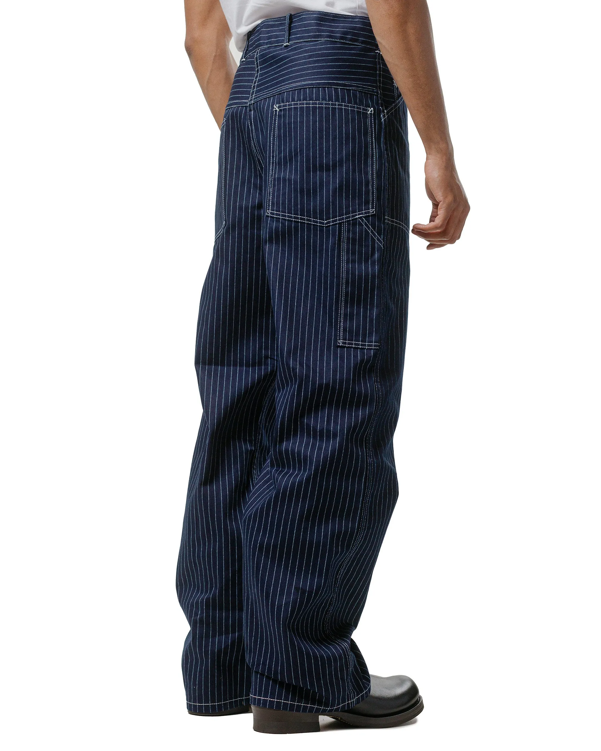 The Real McCoy's MP24007 Wabash Work Trousers Indigo sold by Lost & Found product image thumbnail 3