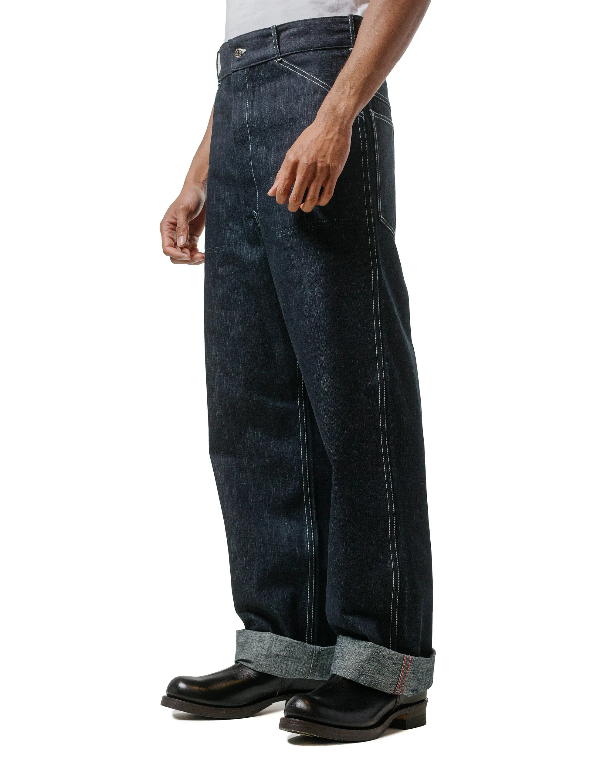 The Real McCoy's MP24005 WWII Denim Work Trousers Indigo sold by Lost & Found product image thumbnail 2