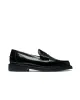 James Coward Sanders Peaceful Beef Roll Loafer Black Bookbinder Leather sold by Lost & Found