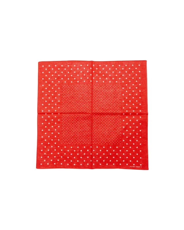The Real McCoy’s MA22015 Bandana 'Dot' Red sold by Lost & Found