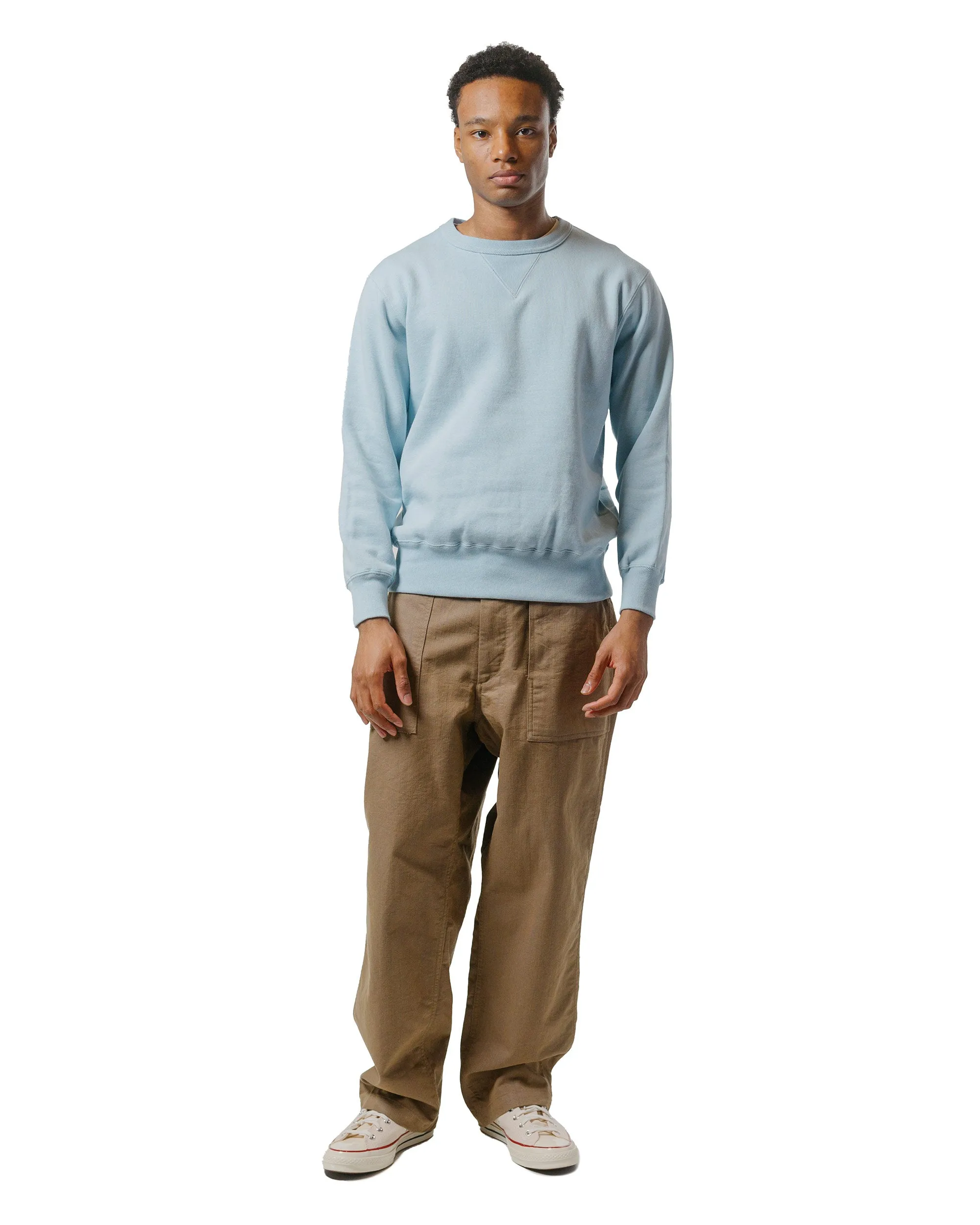 The Real McCoy’s MC24113 10 Oz. Loopwheel Crewneck Sweatshirt Saxe sold by Lost & Found product image thumbnail 4