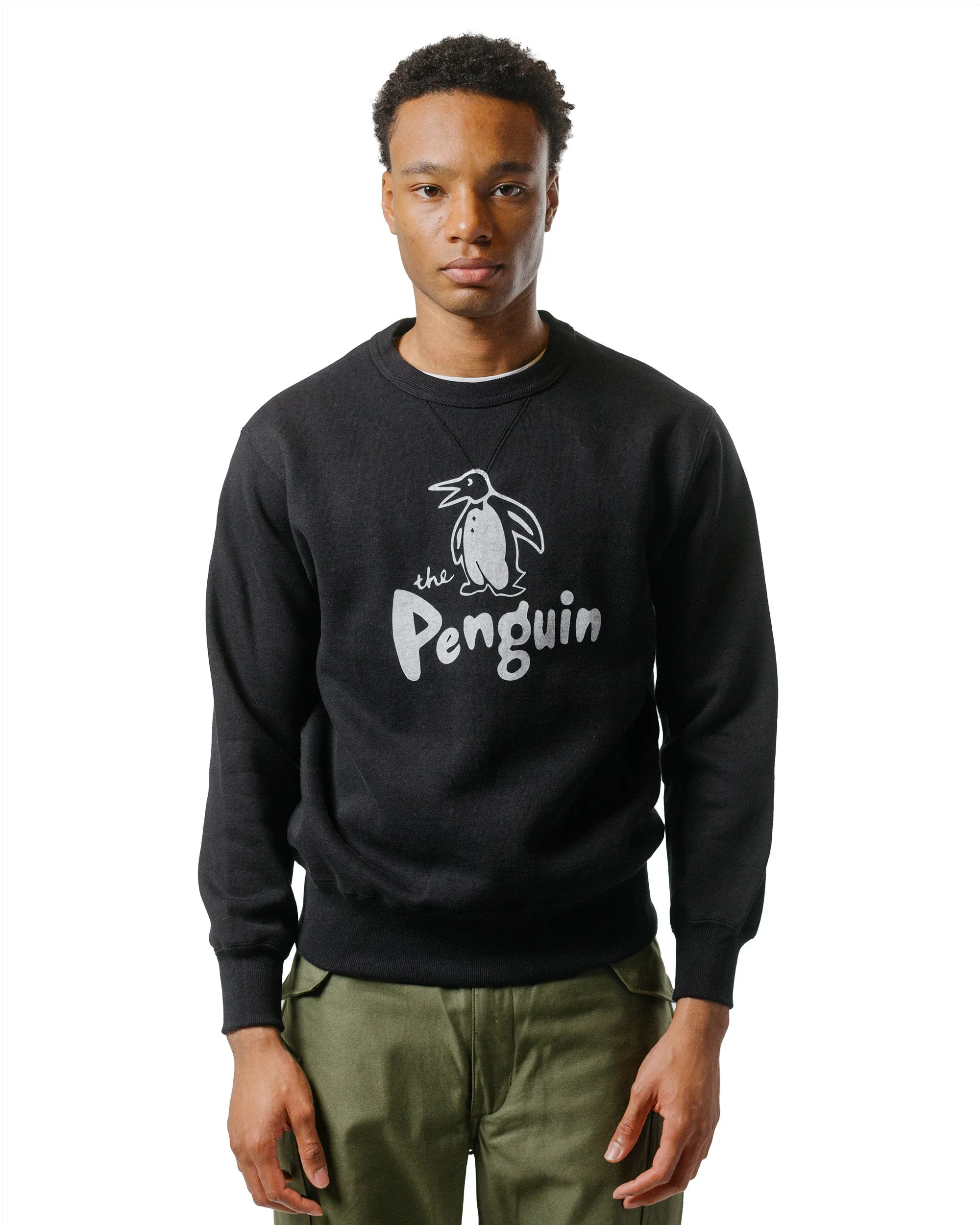 The Real McCoy’s MC24125 Loopwheel Sweatshirt / Penguin Black sold by Lost & Found product image thumbnail 2