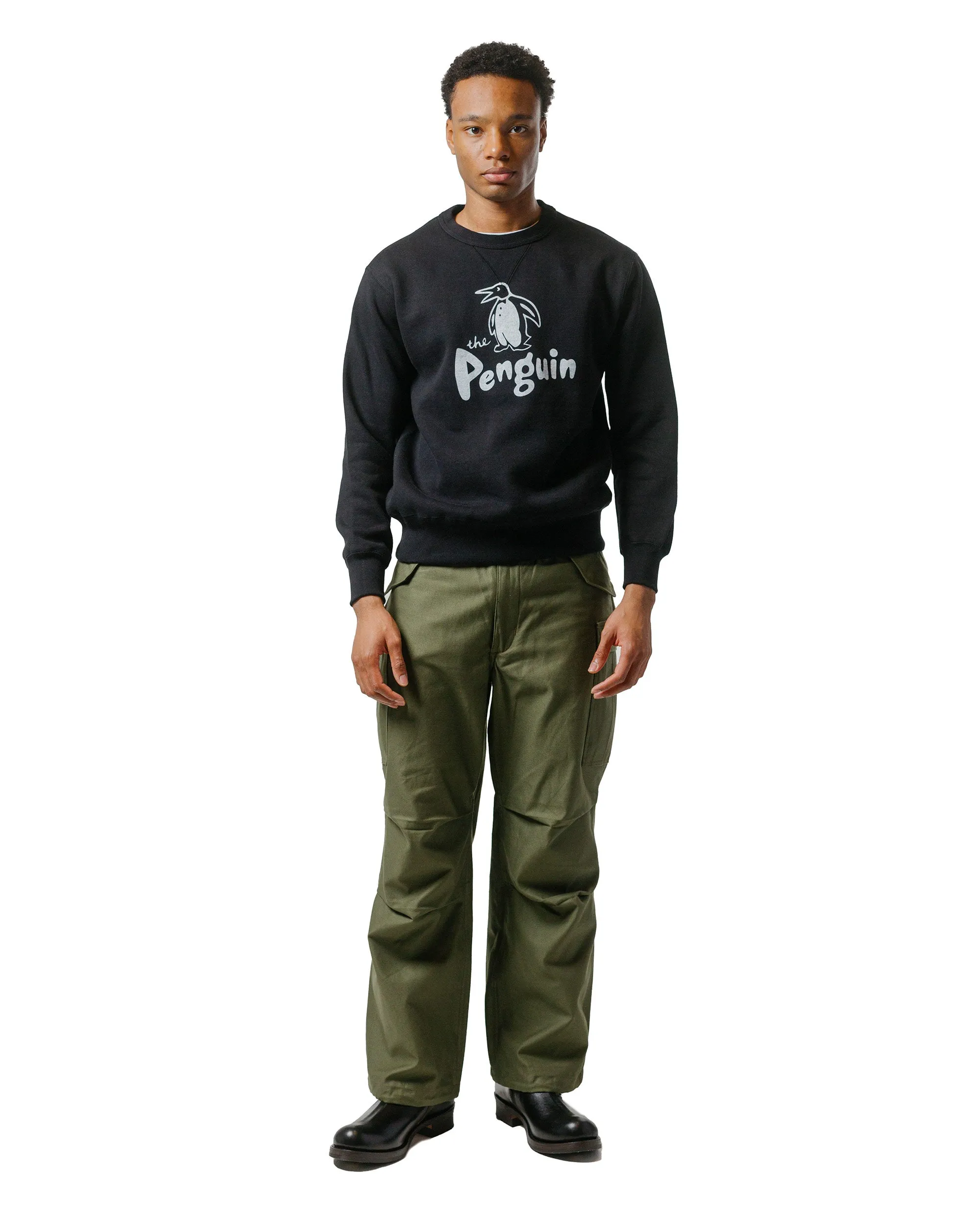 The Real McCoy’s MC24125 Loopwheel Sweatshirt / Penguin Black sold by Lost & Found product image thumbnail 4