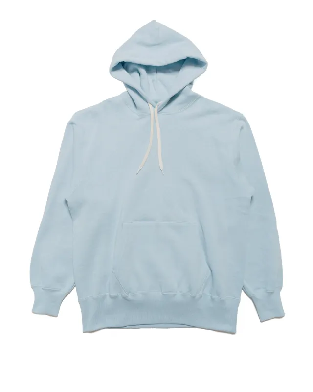 The Real McCoy’s MC24114 10 Oz. Loopwheel Hooded Sweatshirt Saxe sold by Lost & Found