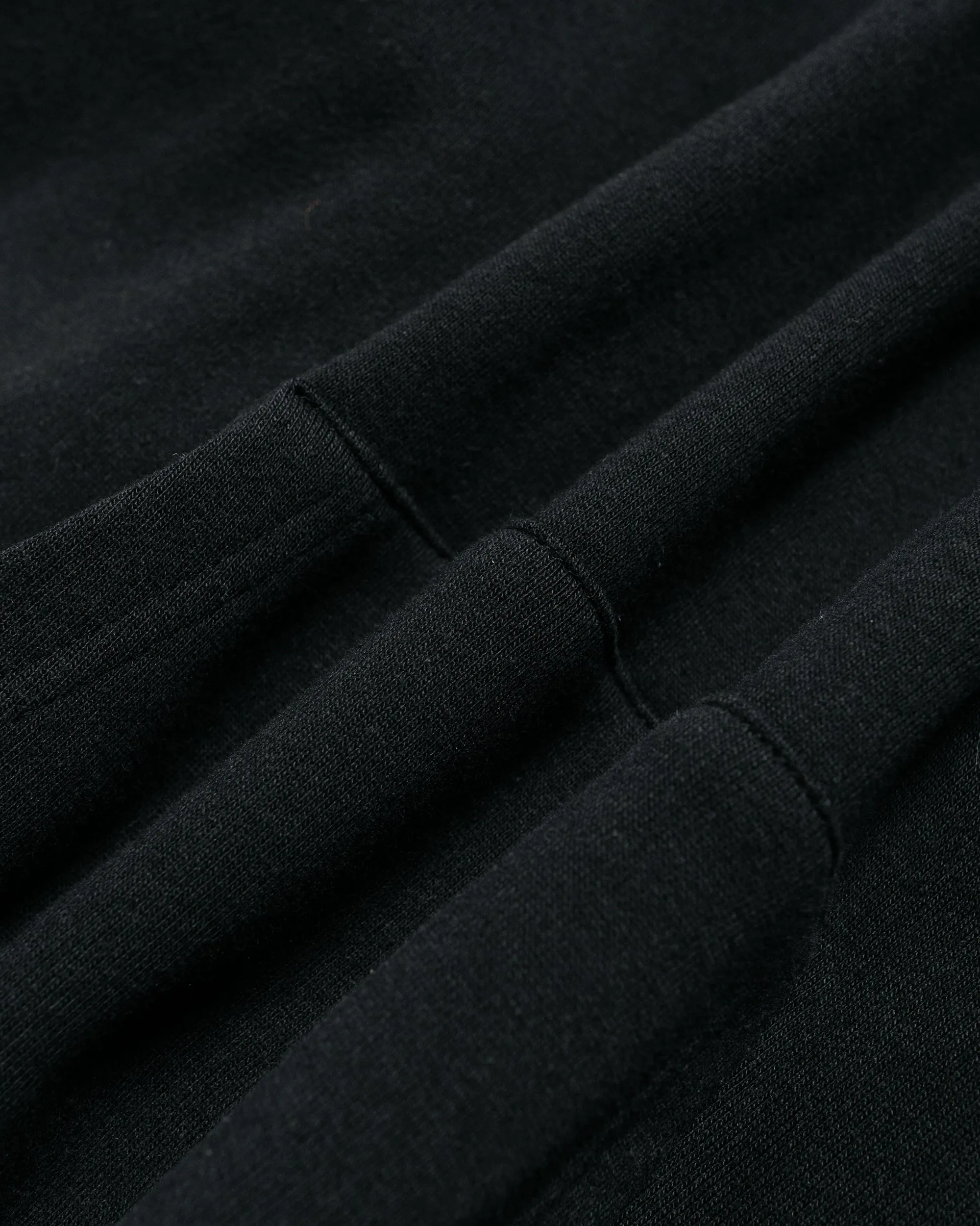 The Real McCoy’s MC24114 10 Oz. Loopwheel Hooded Sweatshirt Black sold by Lost & Found product image thumbnail 5