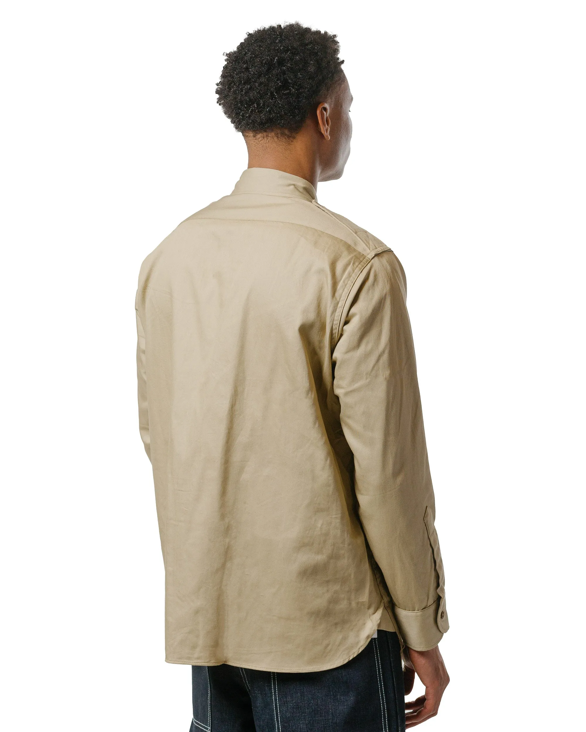 The Real McCoy's MS24001 Khaki Shirt L/S (Modify) Khaki sold by Lost & Found product image thumbnail 3