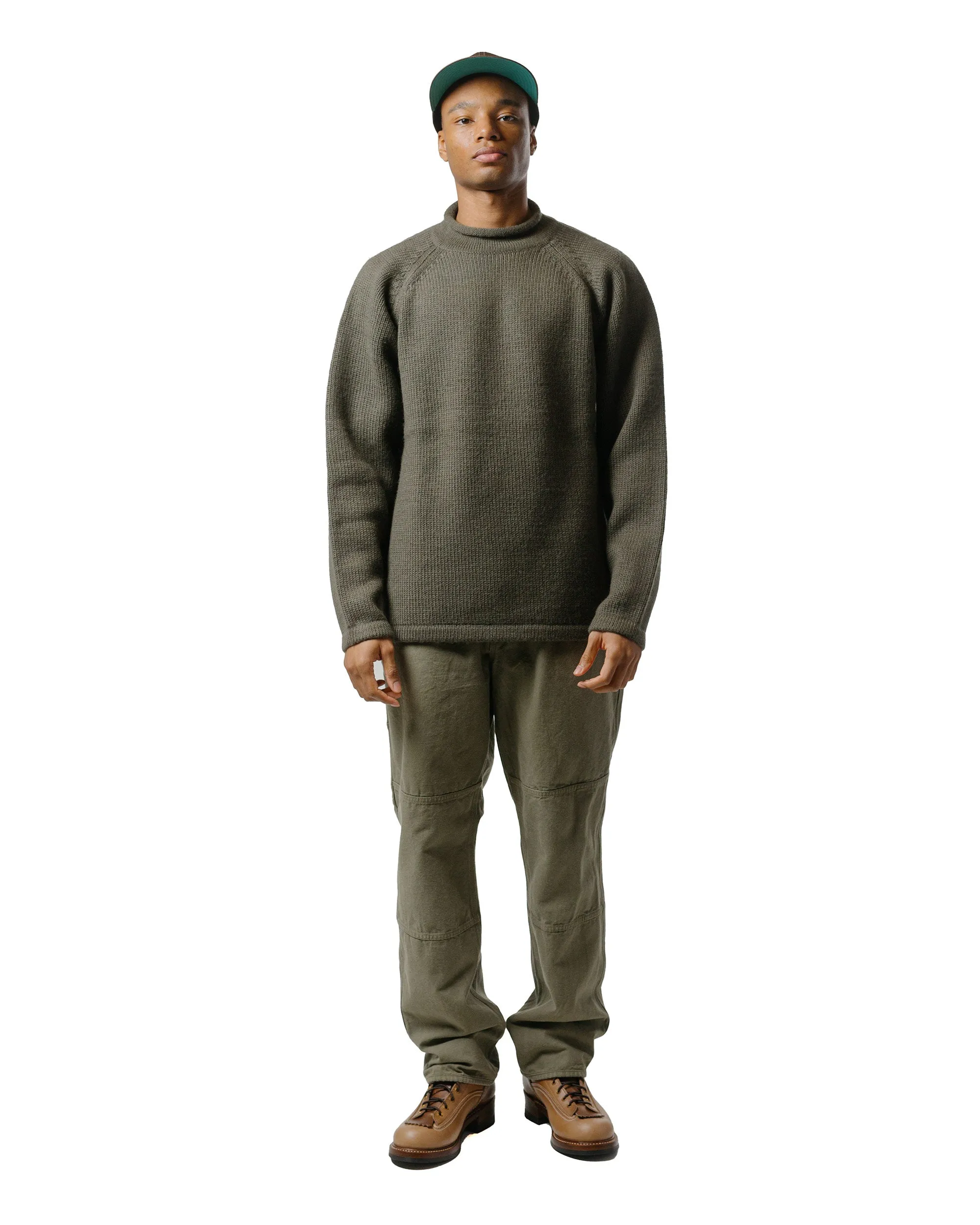 nonnative Worker Trousers Cotton Oxford Sulfur Dye Khaki sold by Lost & Found product image thumbnail 3