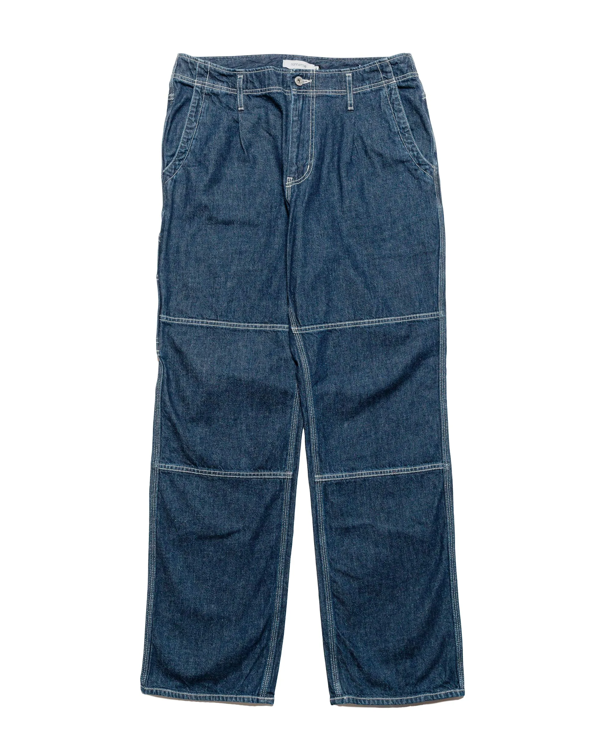 nonnative Worker Trousers Cotton 10oz Denim RW Indigo sold by Lost & Found