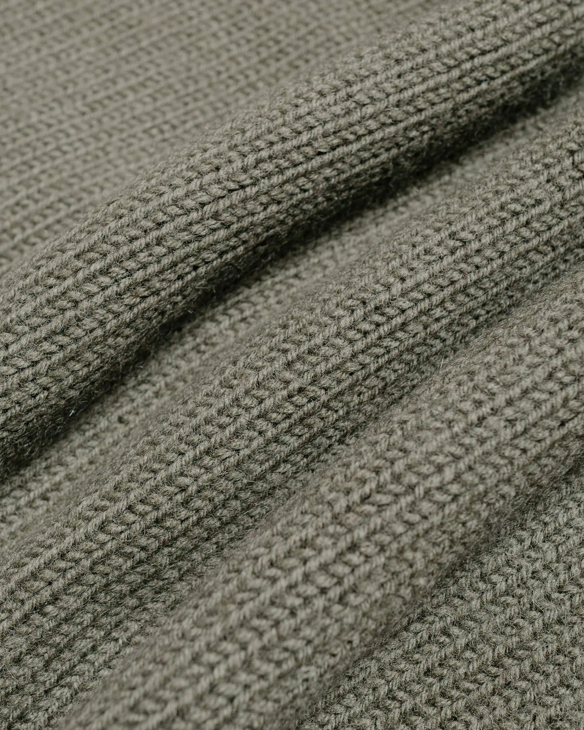 nonnative Adventurer Roll Neck Sweater Wool Yarn Khaki sold by Lost & Found product image thumbnail 5